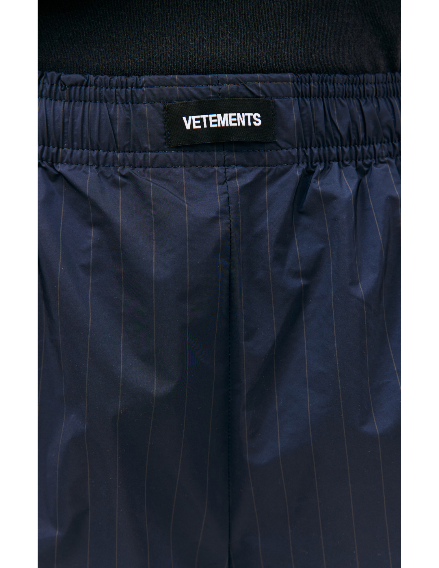 VETEMENTS Шорты в полоску с логотипом