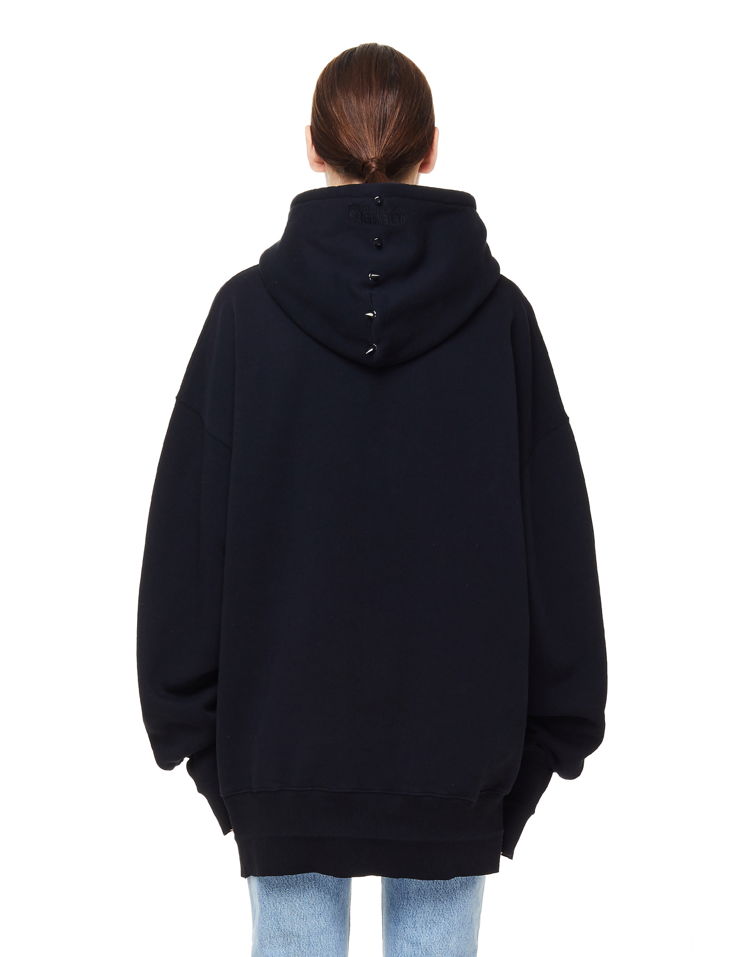 VETEMENTS Худи с черепом и шипами на капюшоне Pirate