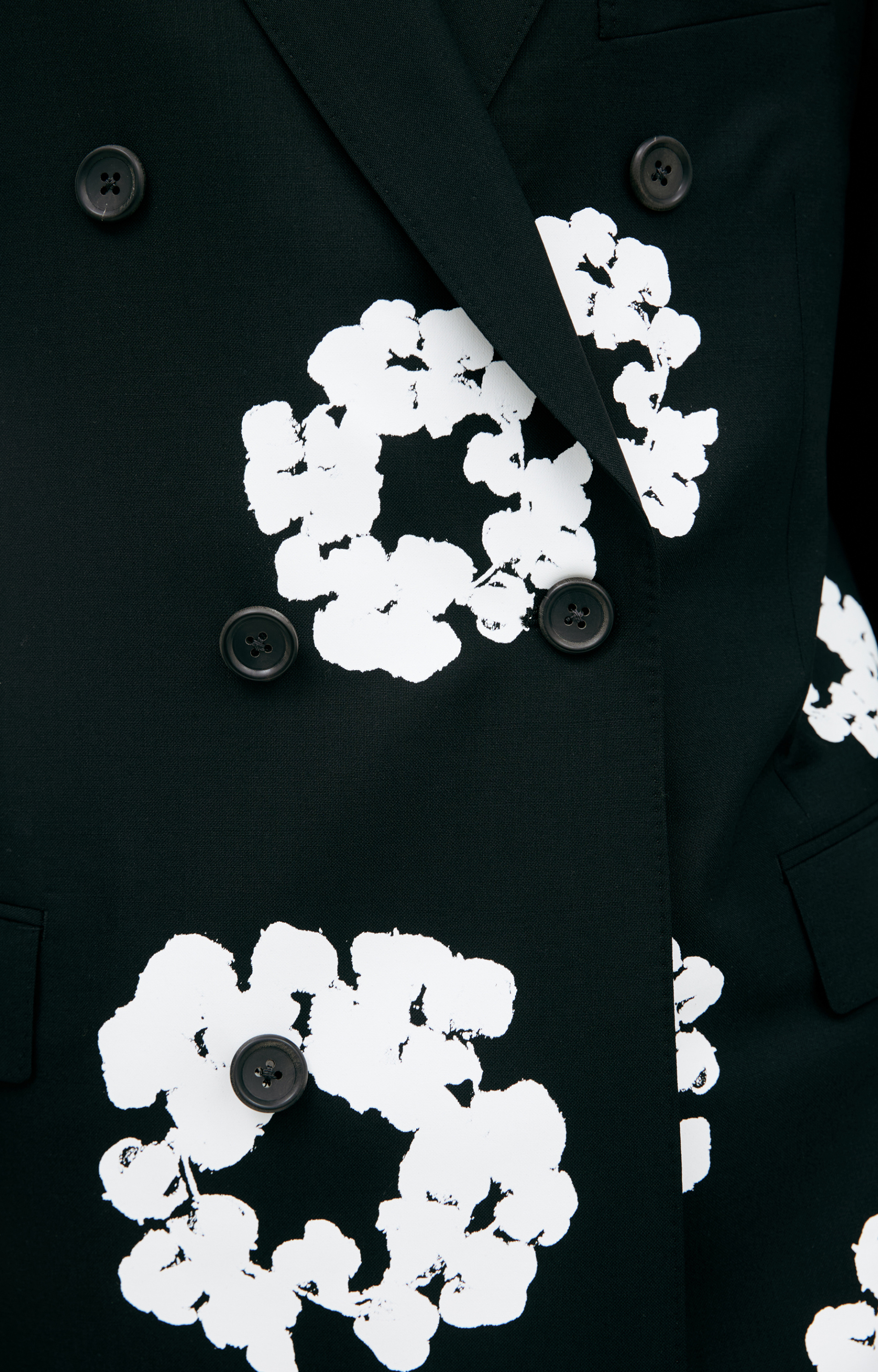 Saint Mxxxxxx Двубортный жакет с монопринтом