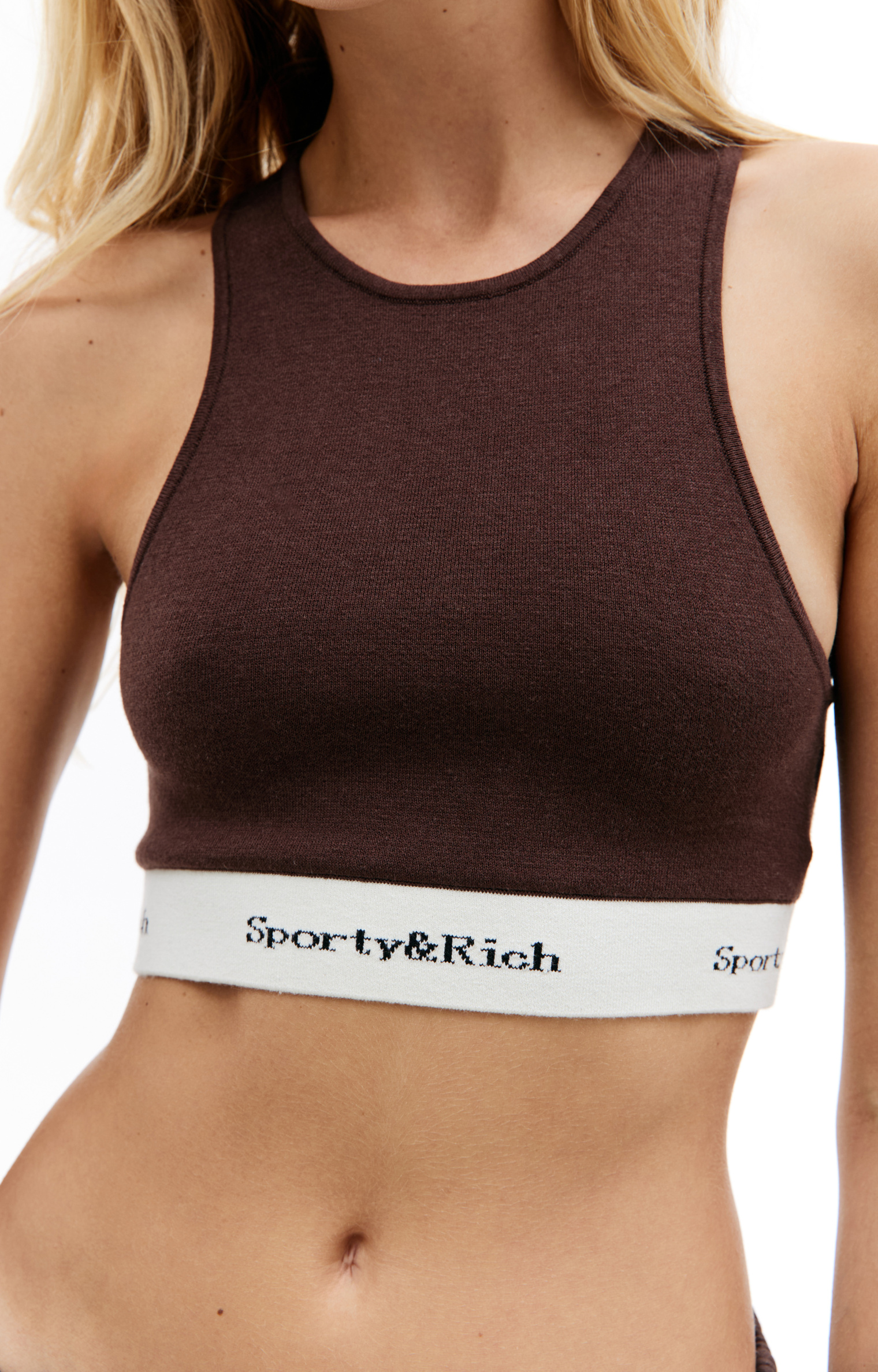 SPORTY & RICH Спортивный топ Serif