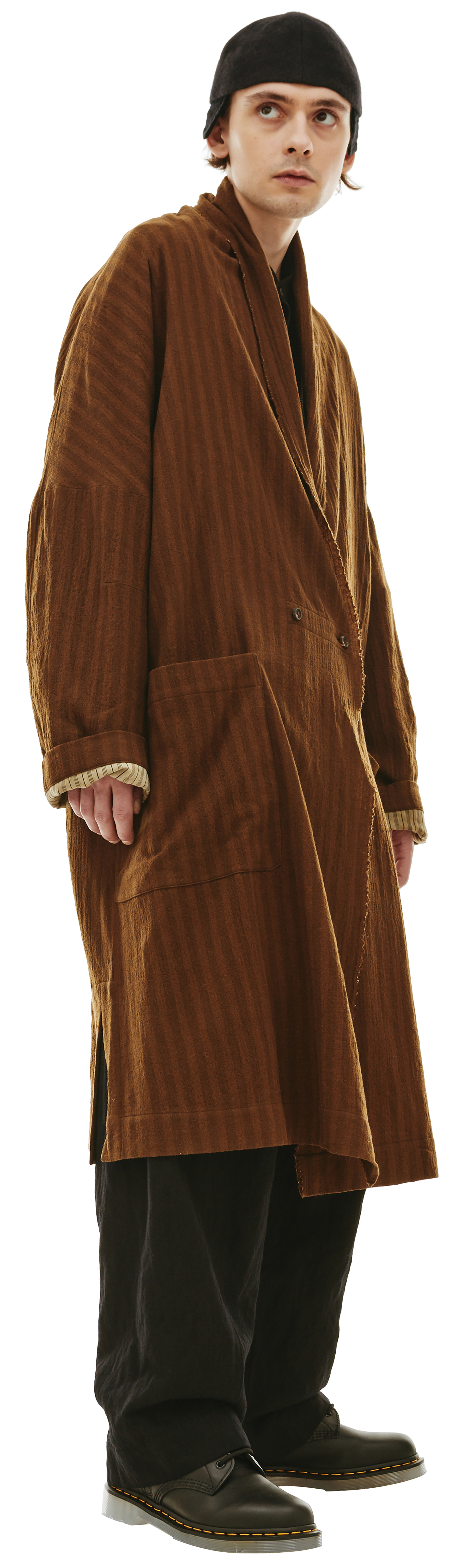 Ziggy Chen Шерстяное пальто на пуговицах