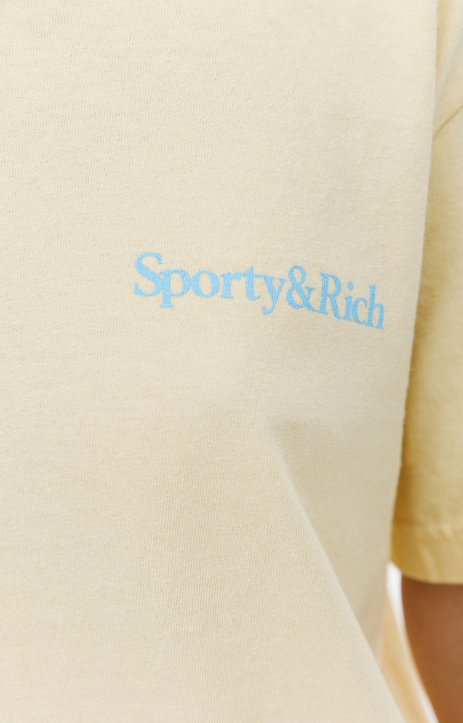 SPORTY & RICH Футболка с принтом \'Health Is Wealth\'