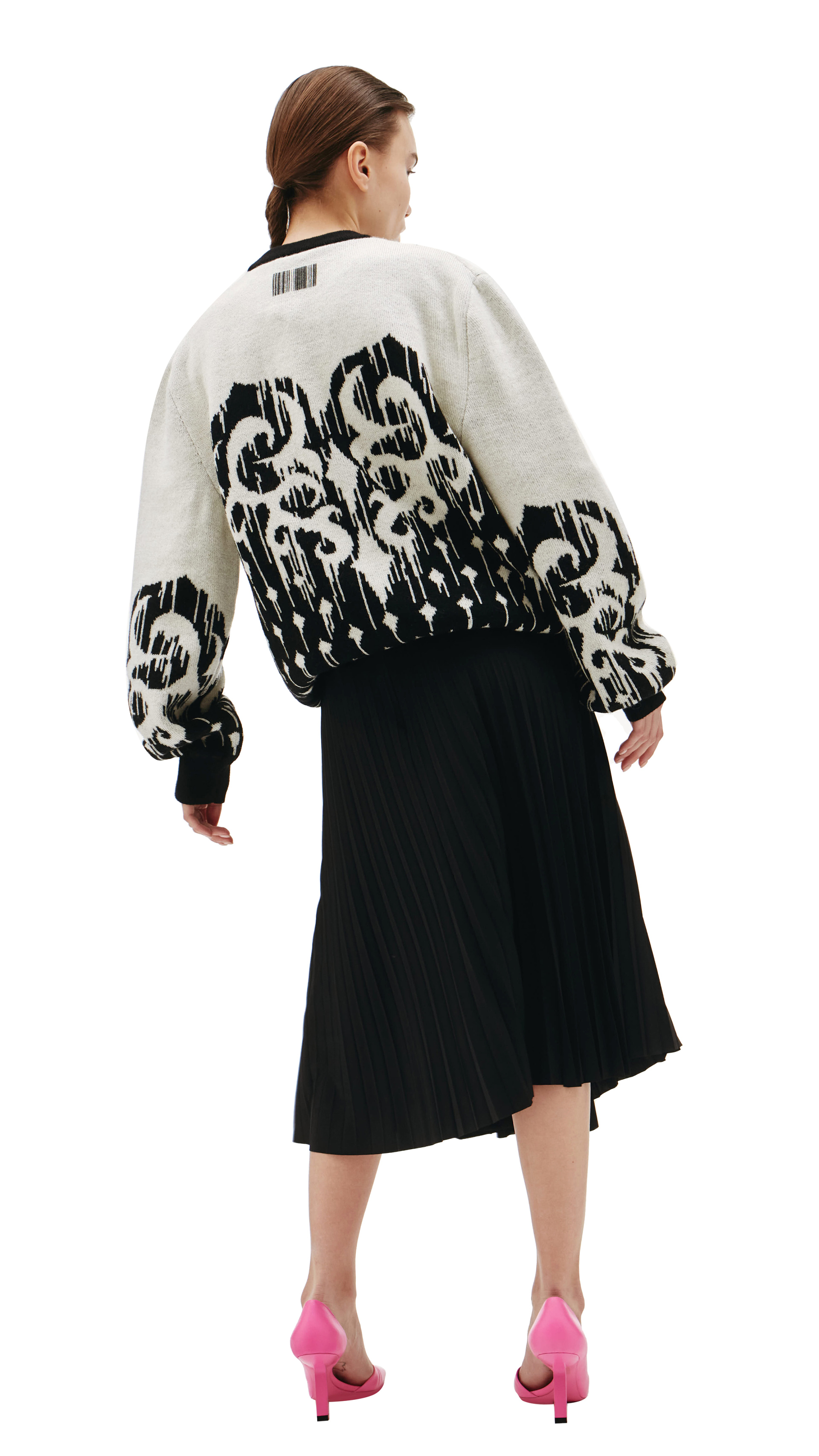 VTMNTS Шерстяной свитер с принтом