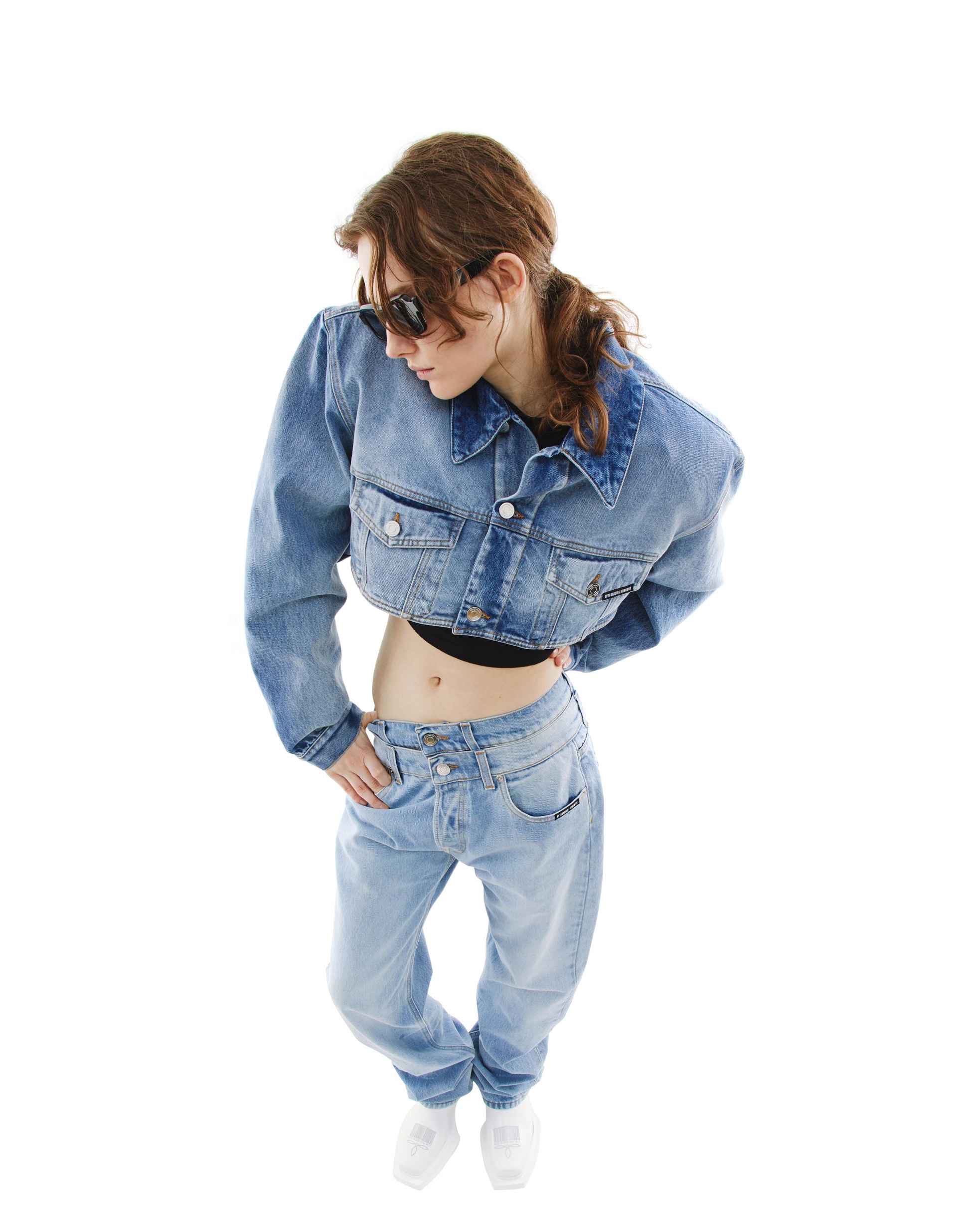 VTMNTS Укороченная джинсовая куртка