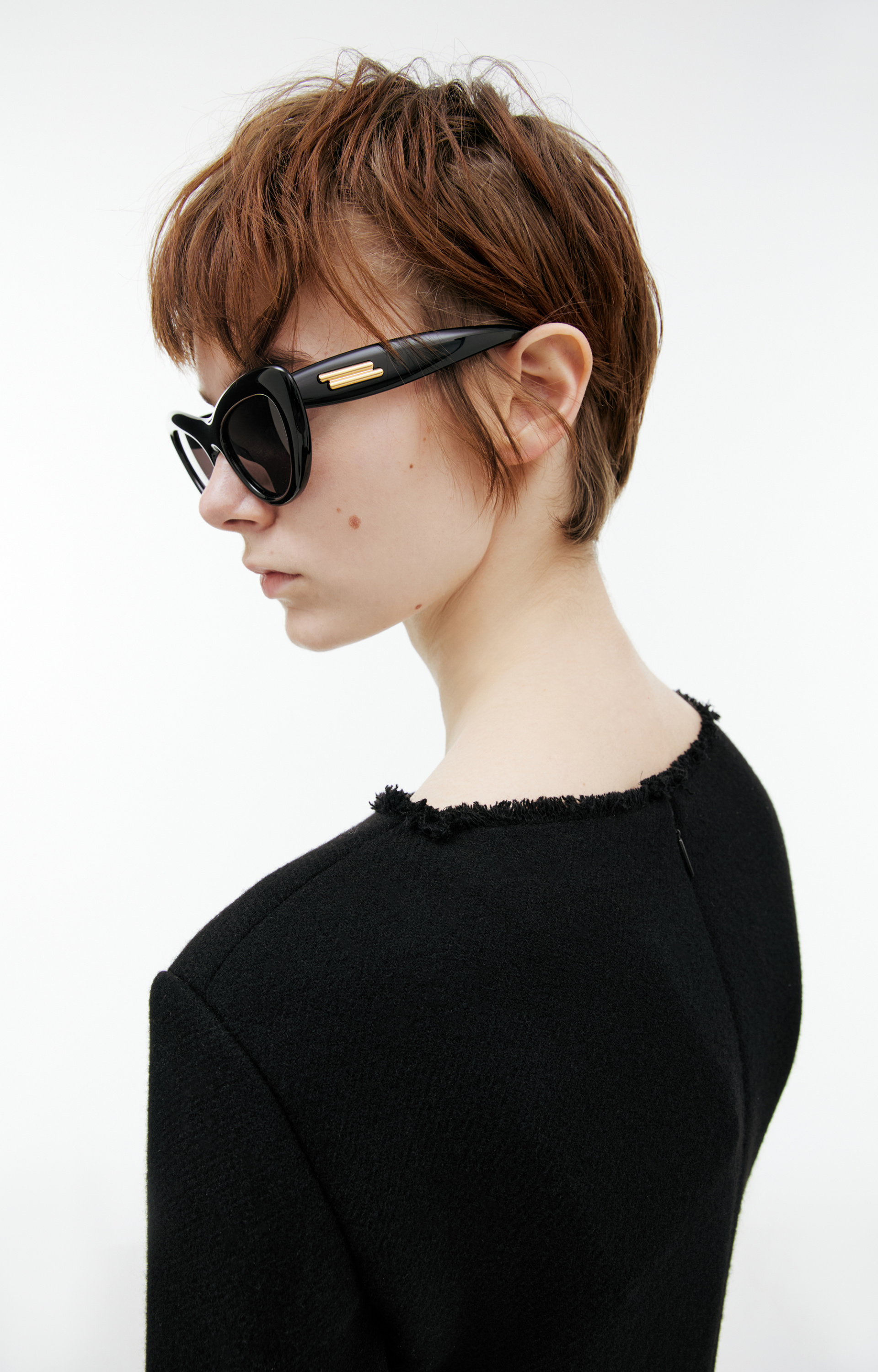 The Row Платье с необработанным воротом