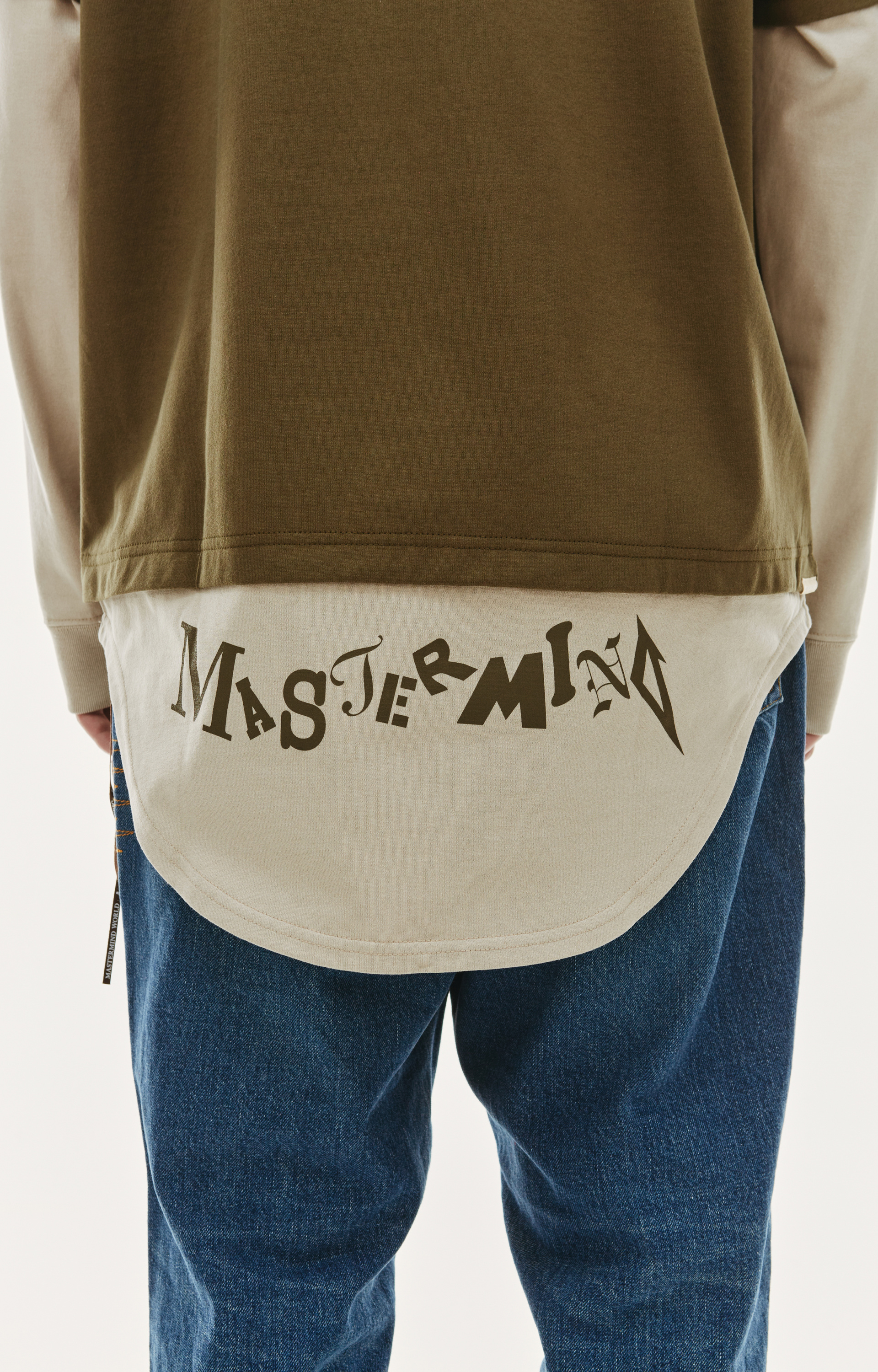 Mastermind WORLD Двухцветный лонгслив с логотипом