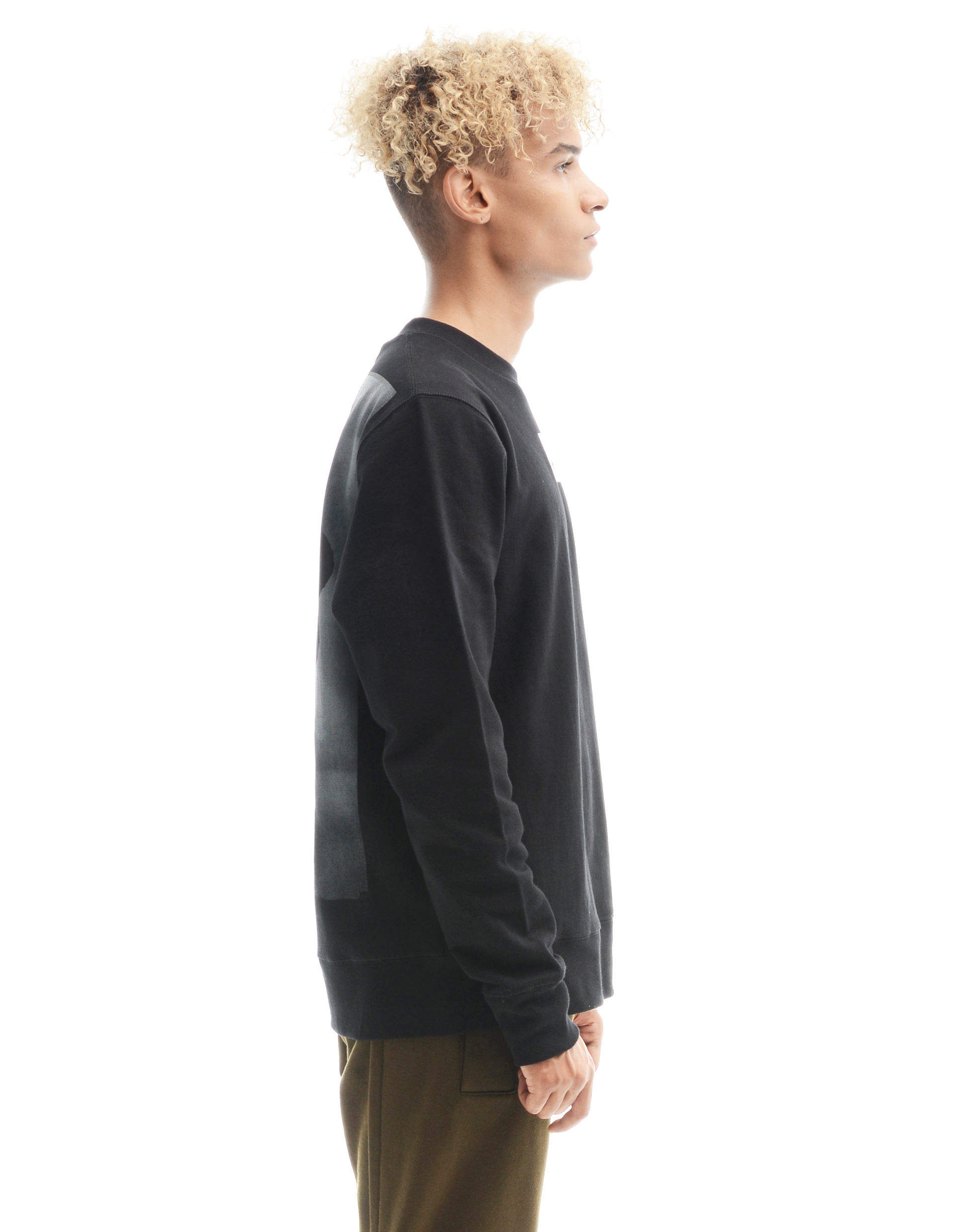 Hood By Air Хлопковая толстовка с принтом на спине