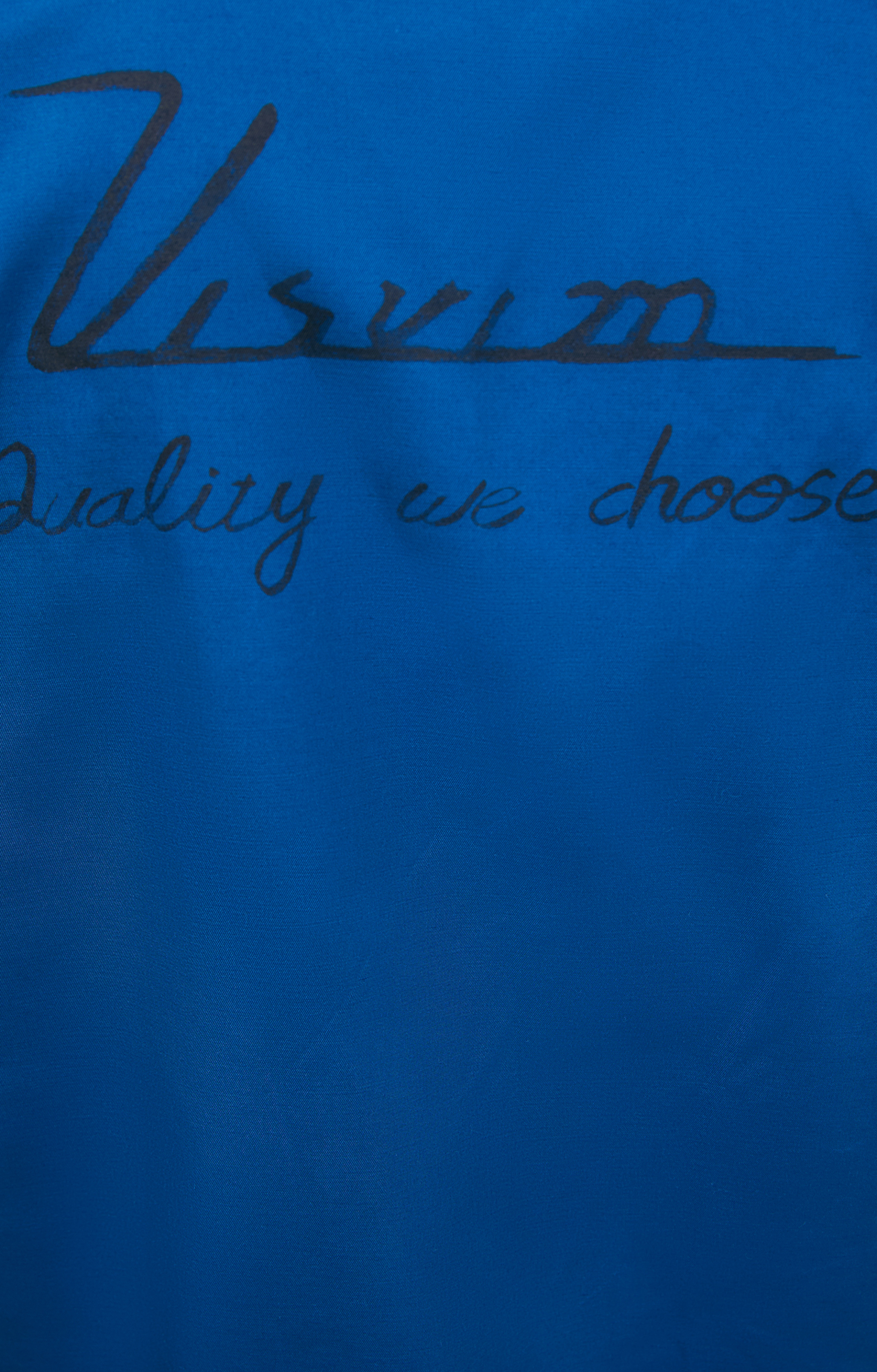 visvim Синяя куртка с логотипом