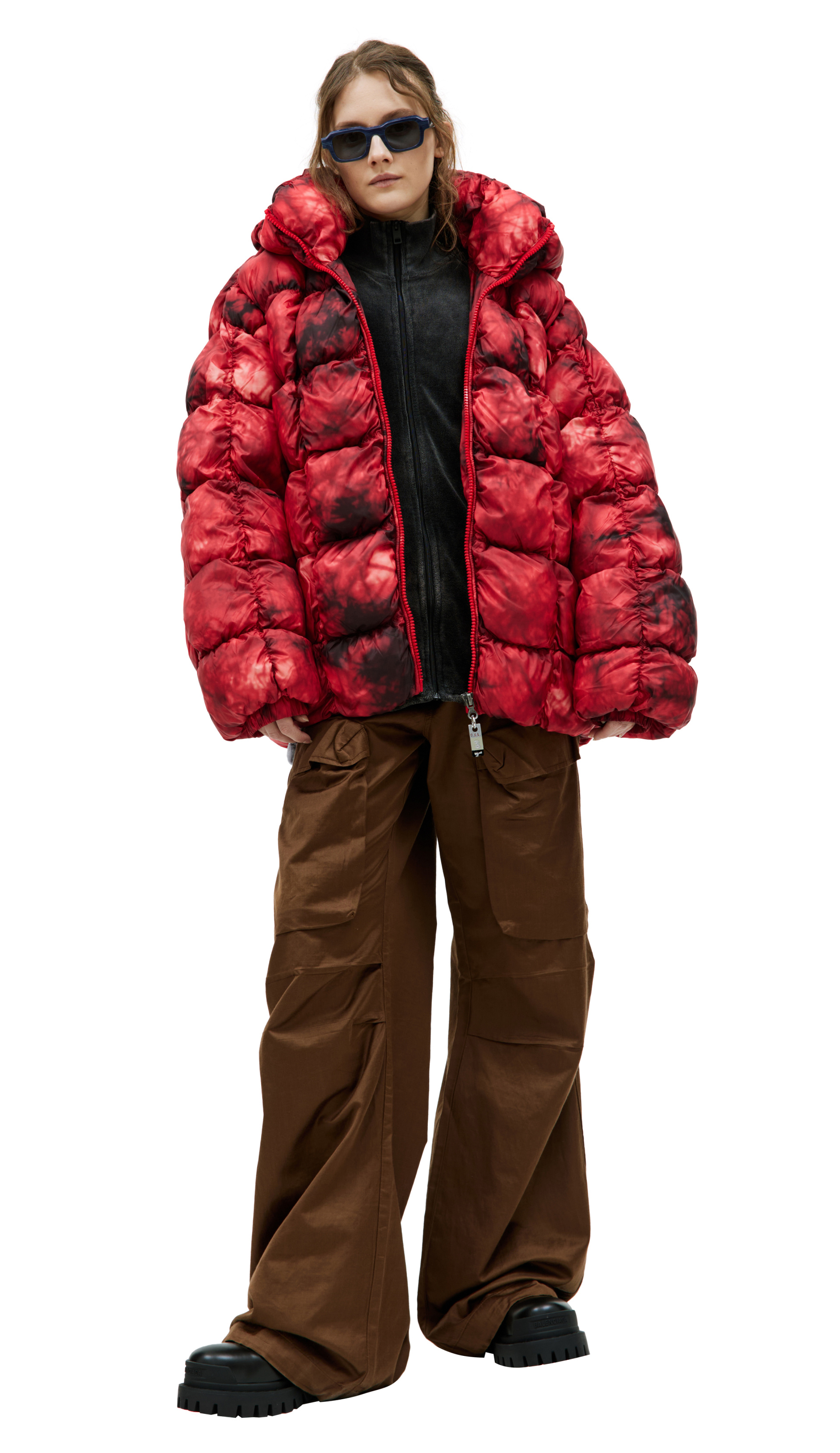 Diesel Тайдай пуховик W-Ralle