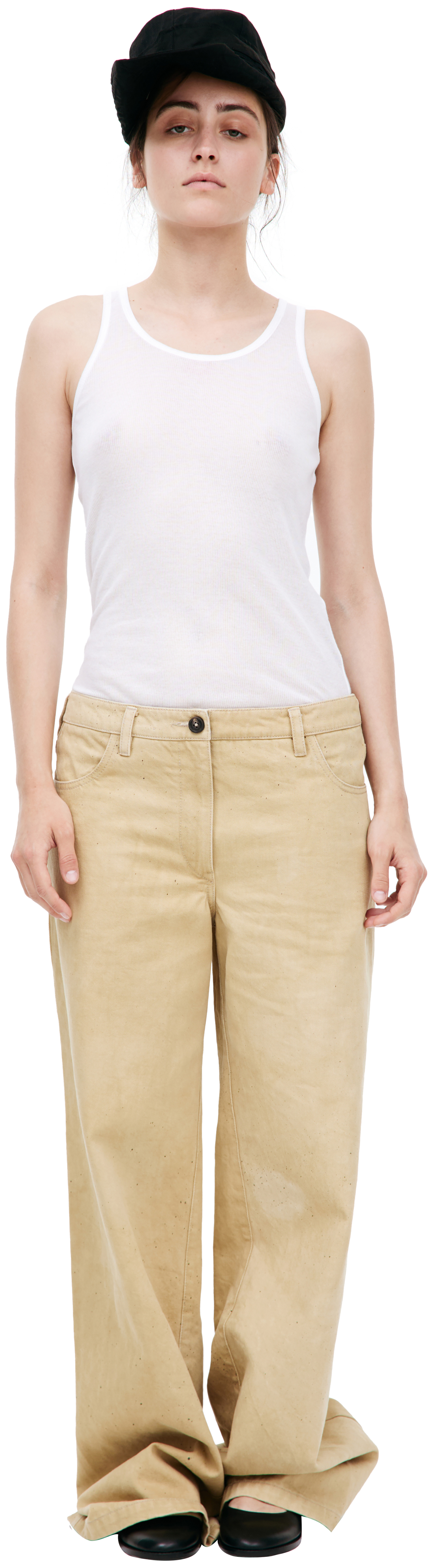 Ziggy Chen Джинсы с эффектом краски