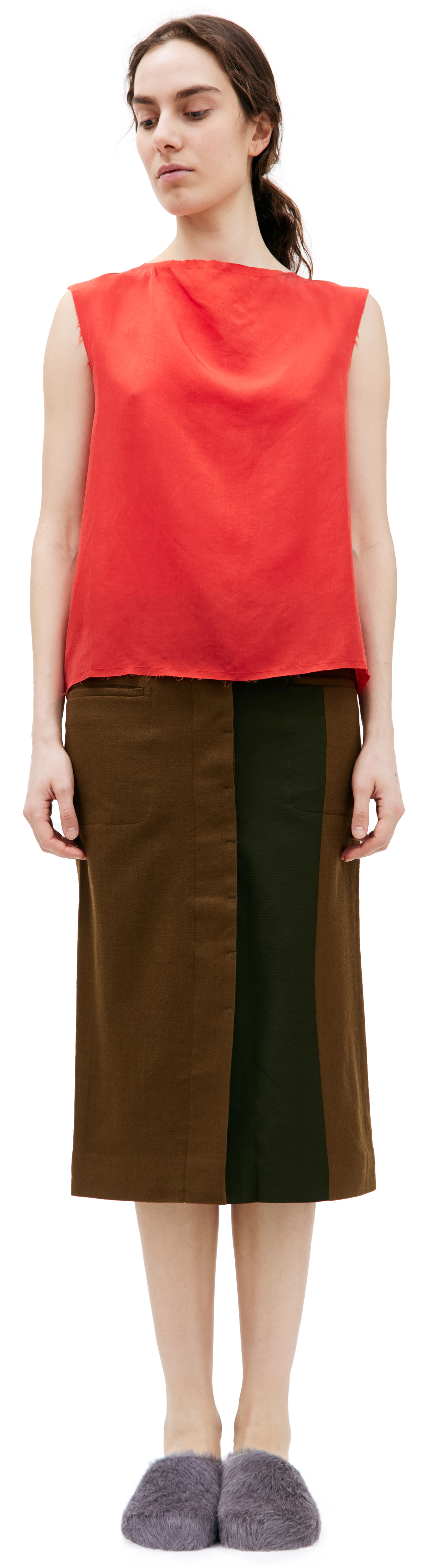 Damir Doma Топ с необработанными краями