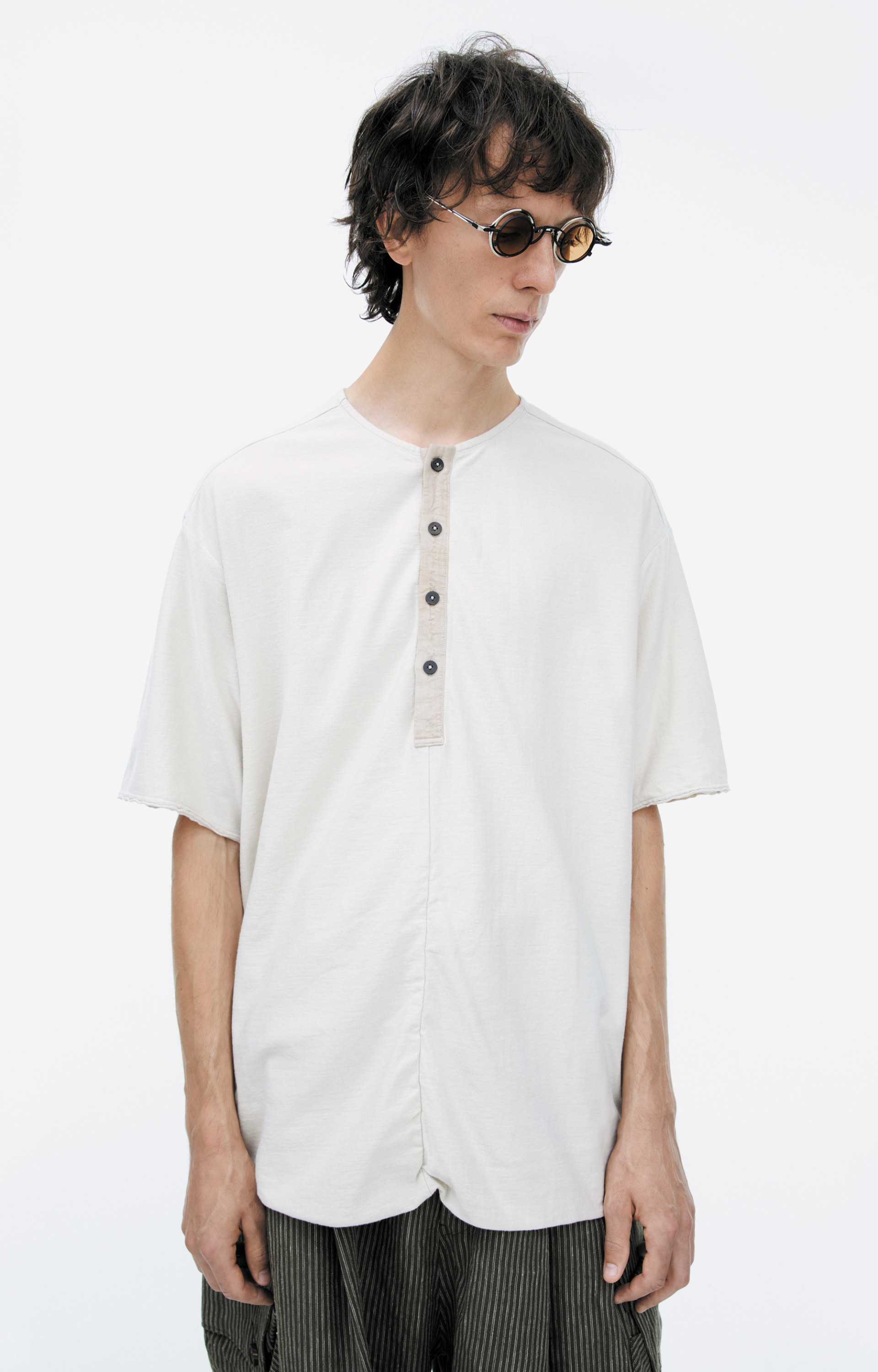 Ziggy Chen Футболка HENLEY-NECK
