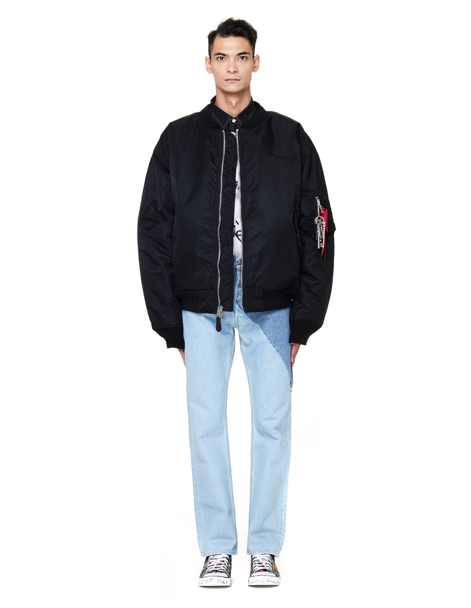 VETEMENTS Базовый бомбер Alpha Industries