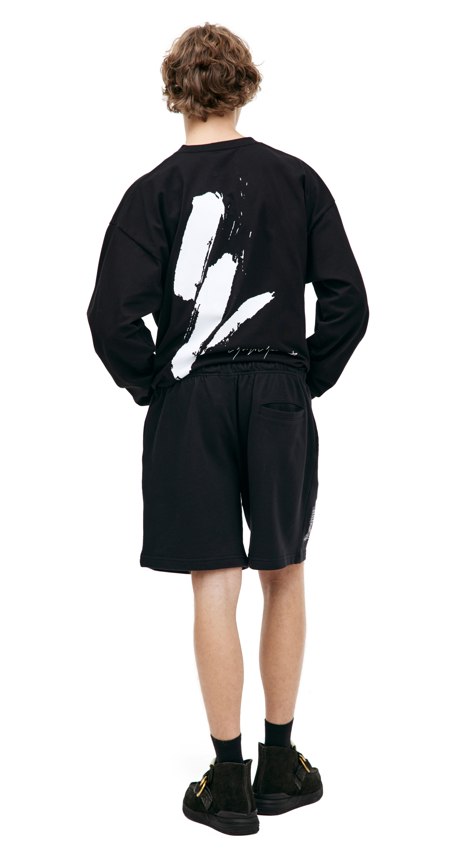 Yohji Yamamoto Шорты с логотипом Yohji Yamamoto x NEW ERA