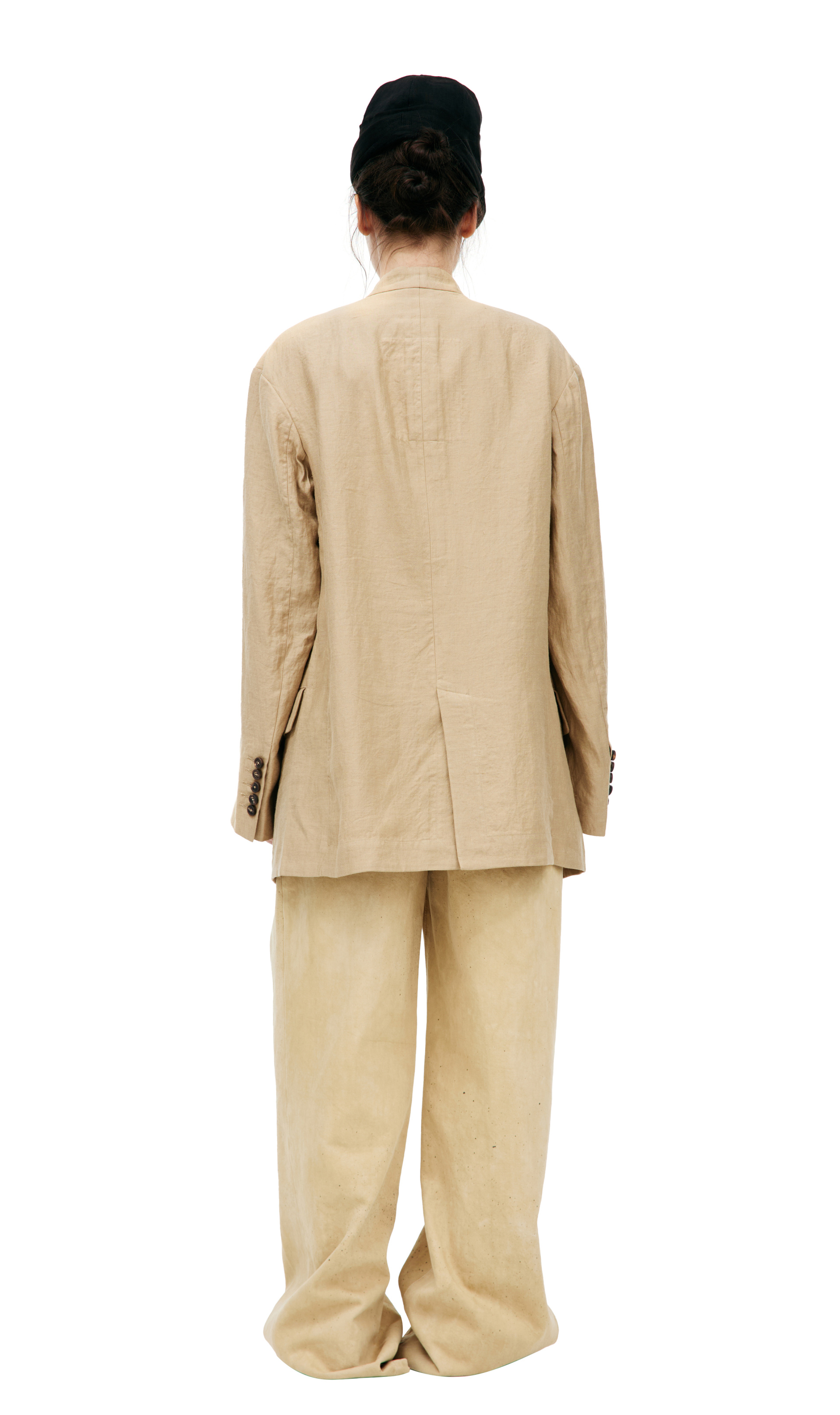 Ziggy Chen Двубортный жакет изо льна
