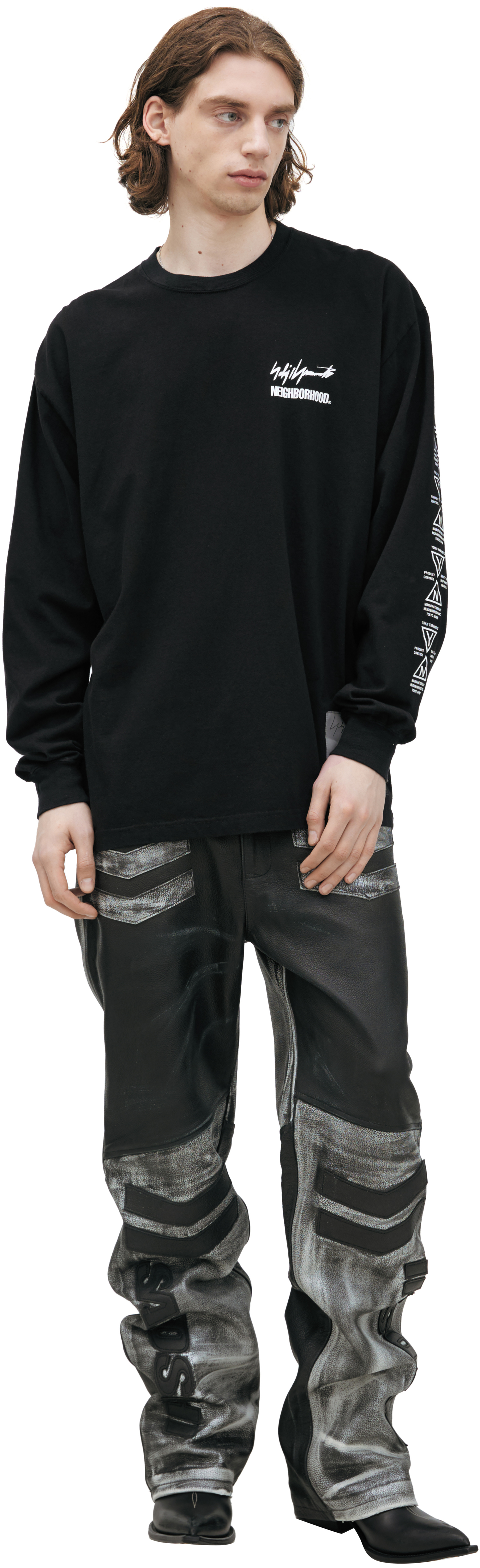 Yohji Yamamoto лонгслив Yohji Yamamoto х neighborhood