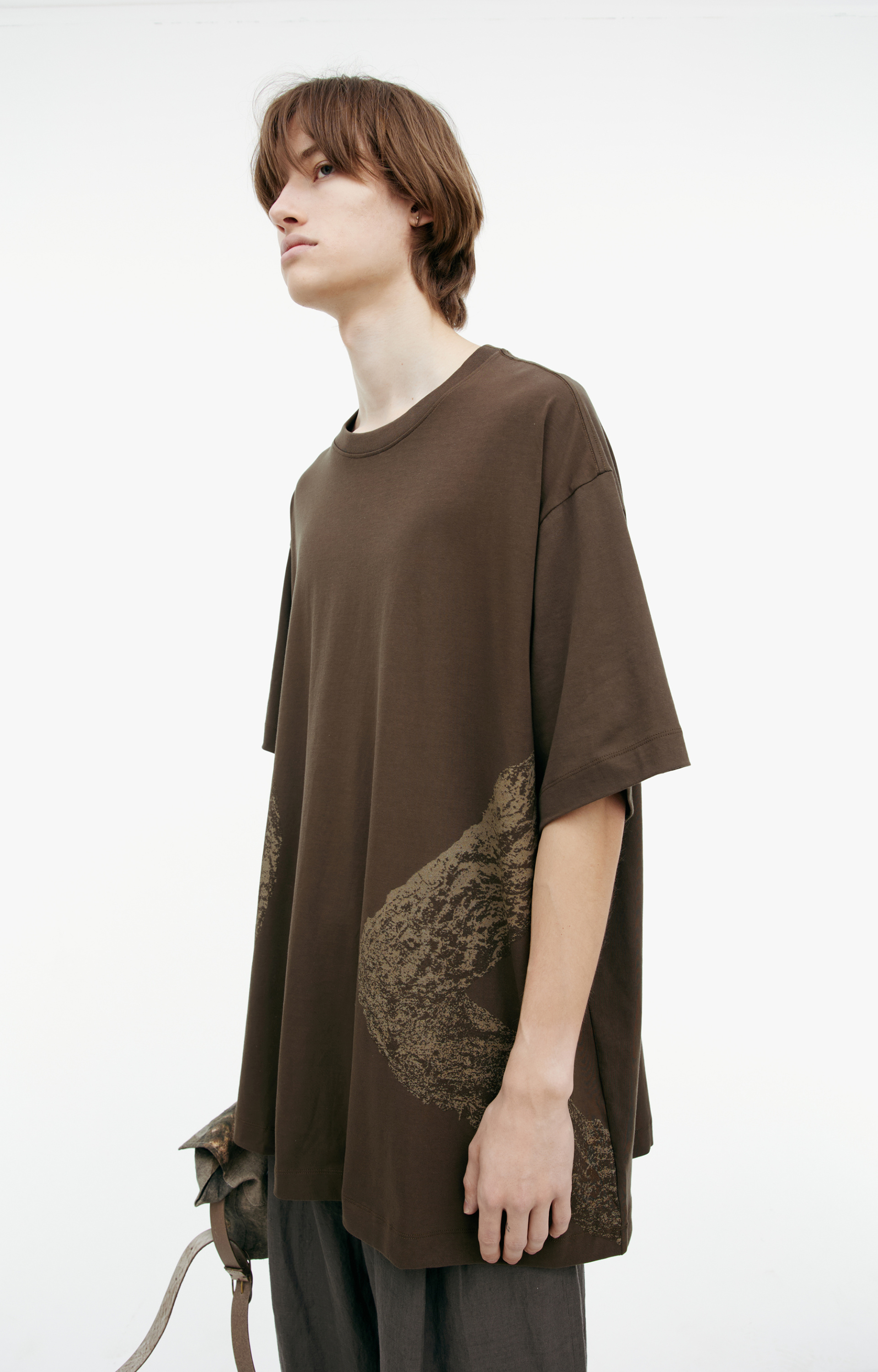 Ziggy Chen Оверсайз футболка с принтом