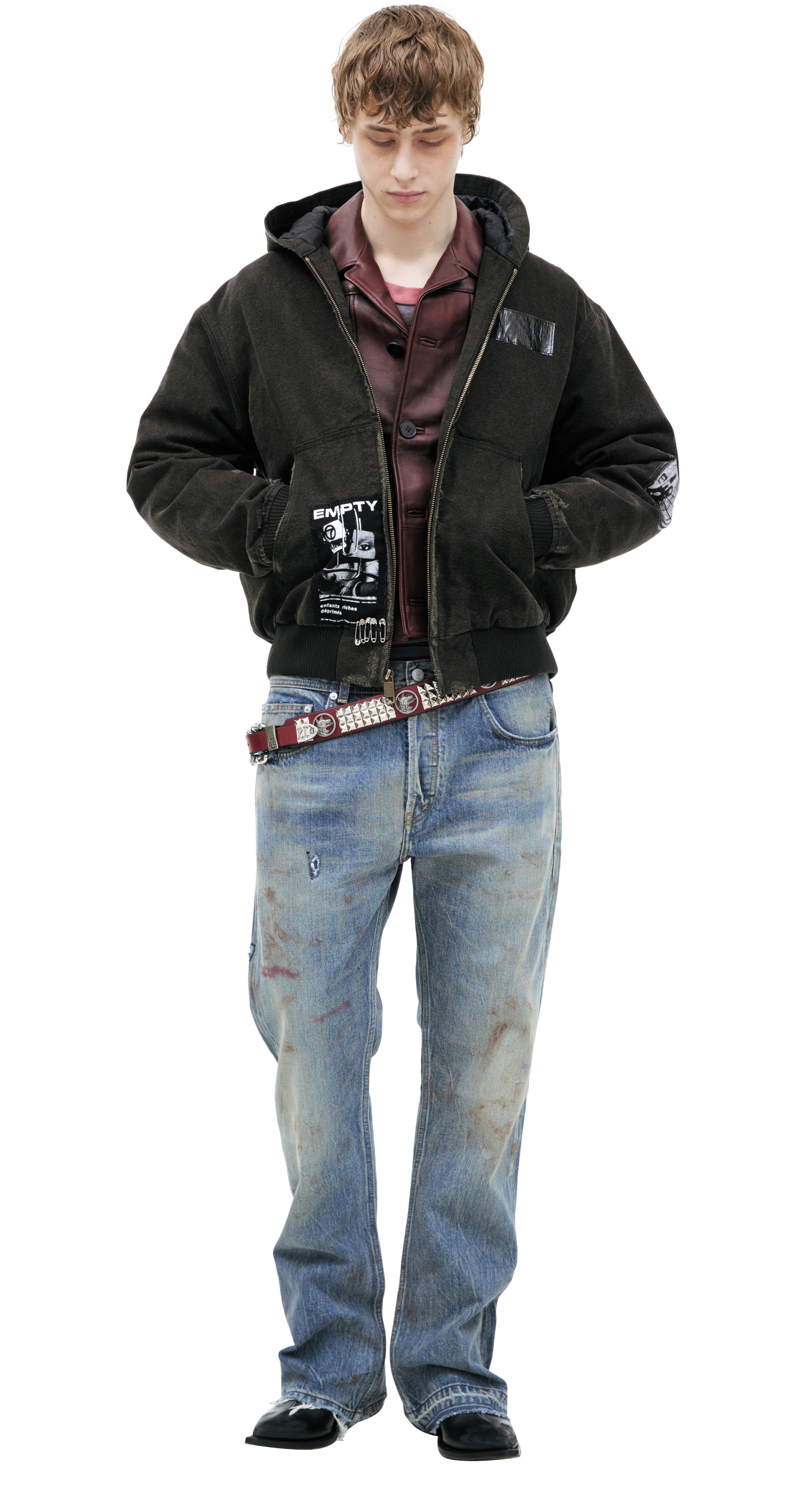 Enfants Riches Déprimés Джинсовая куртка с патчем