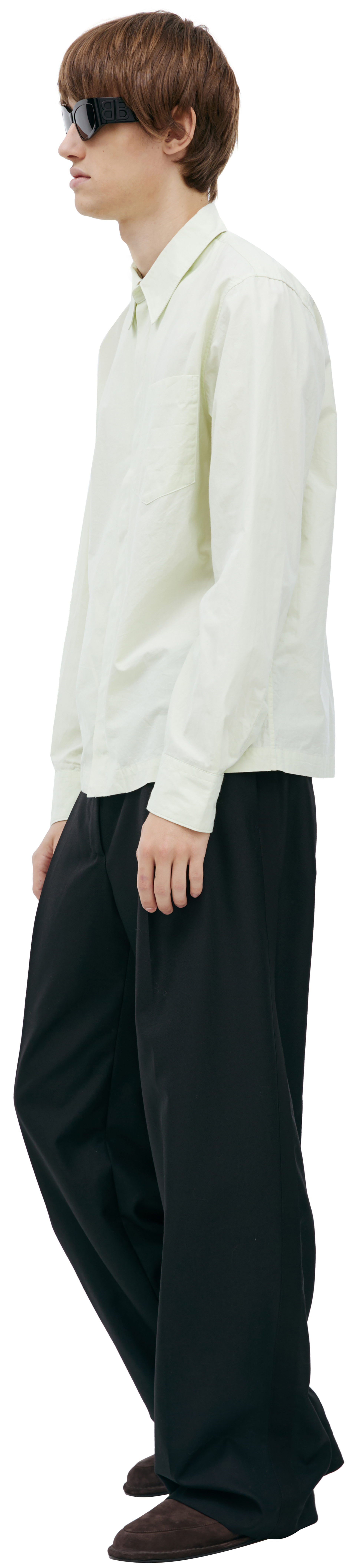 Dries Van Noten Хлопковая рубашка на пуговицах