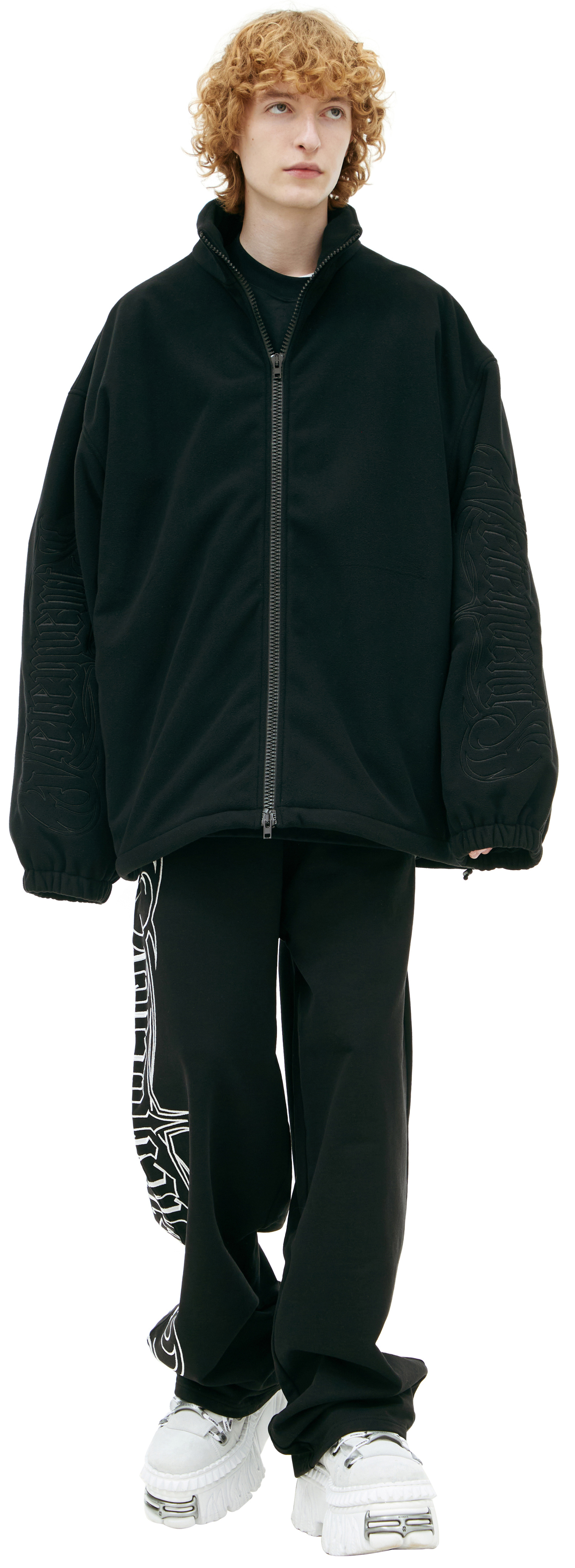 VETEMENTS Флисовая куртка с логотипом