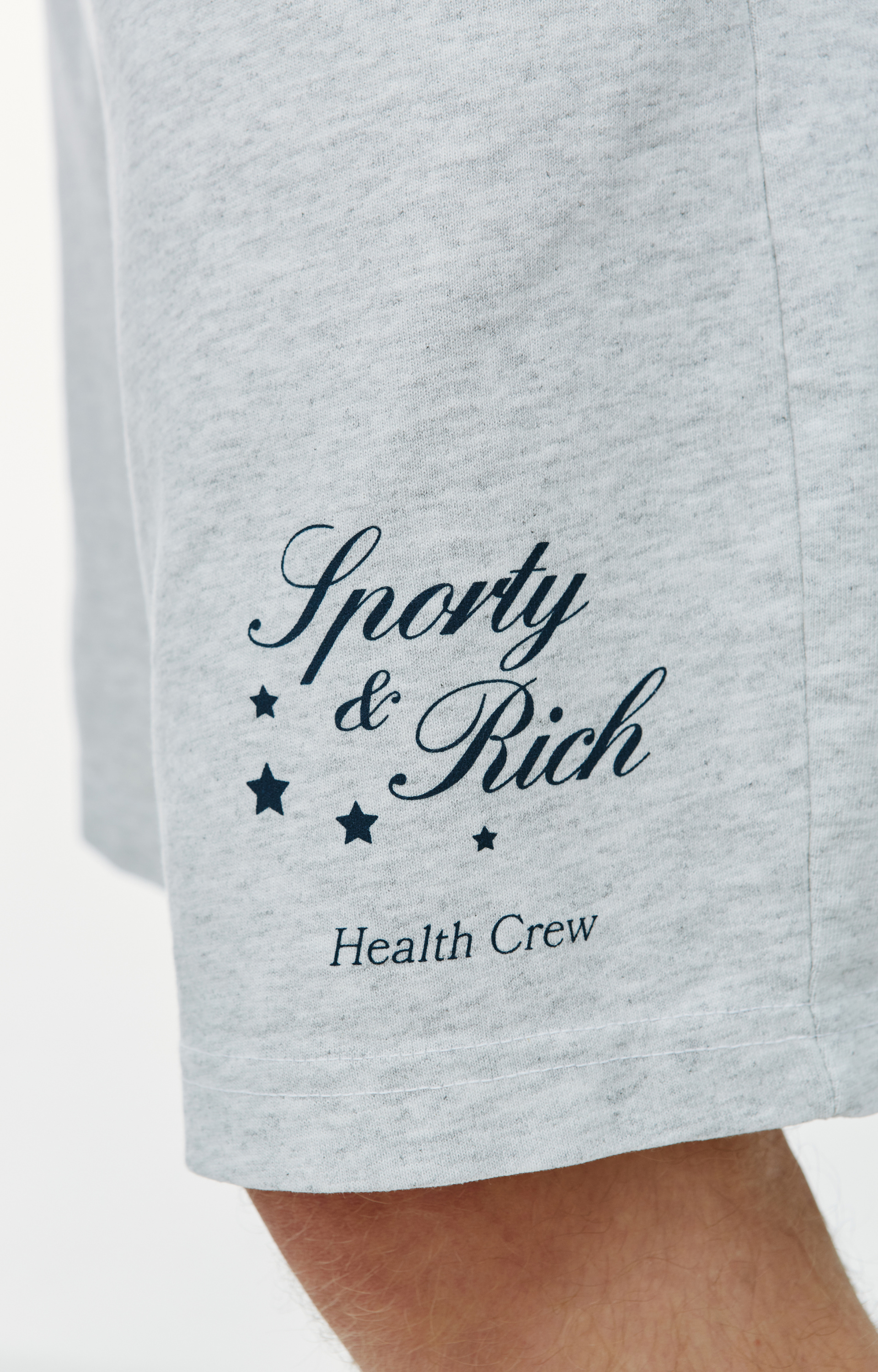 SPORTY & RICH Шорты с принтом Stars Health Crew