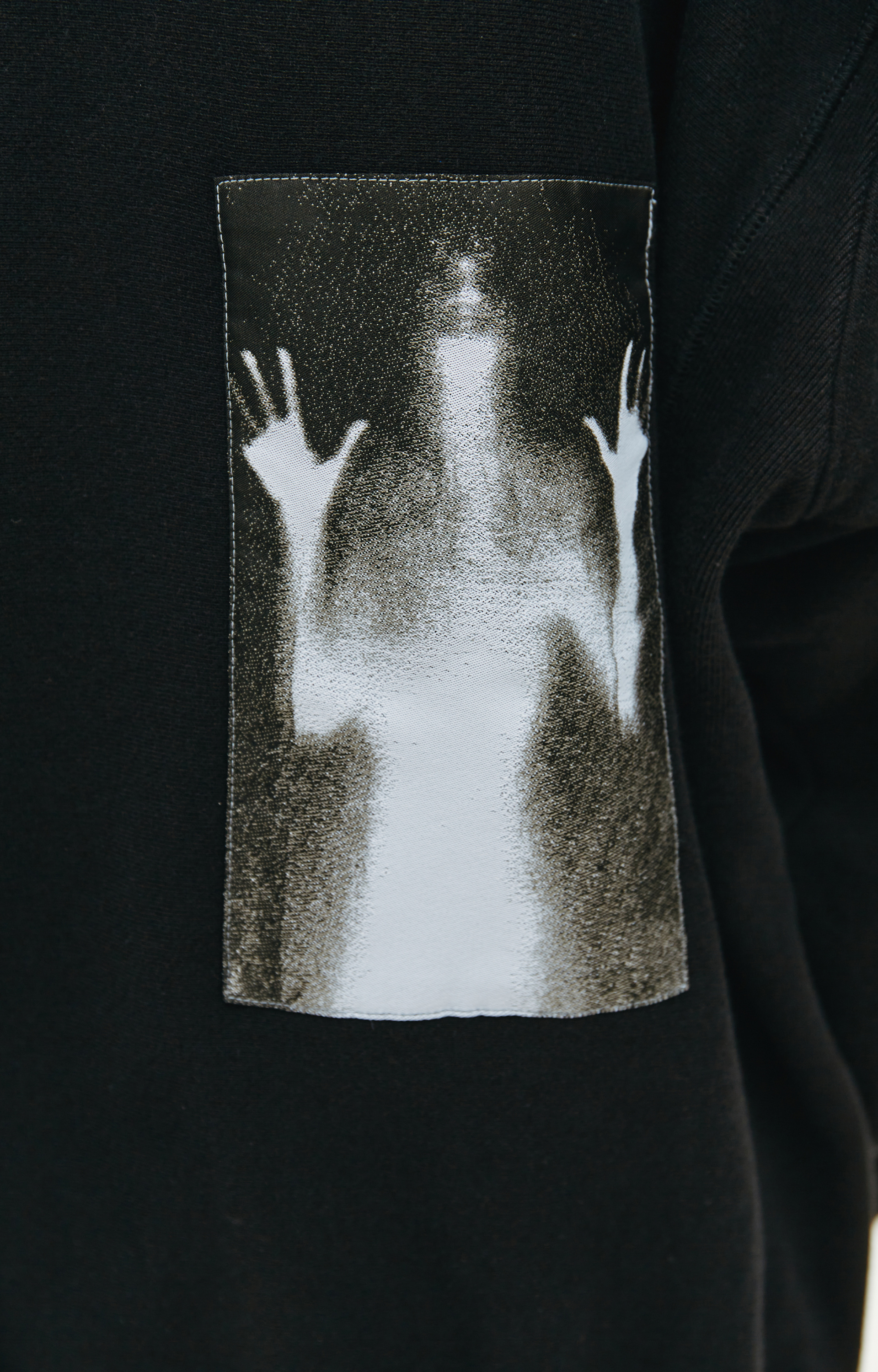 Undercover Черное худи с патчами