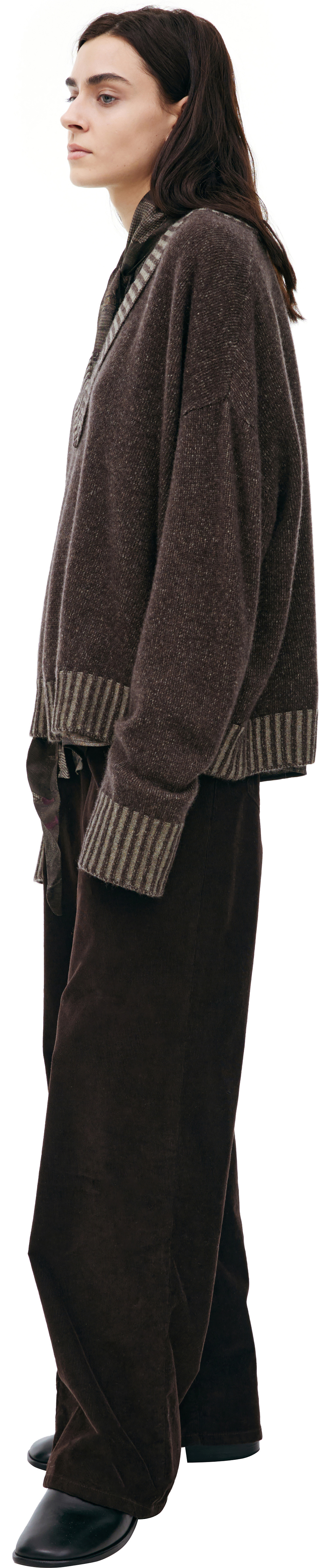 Ziggy Chen Вязаный свитер из кашемира