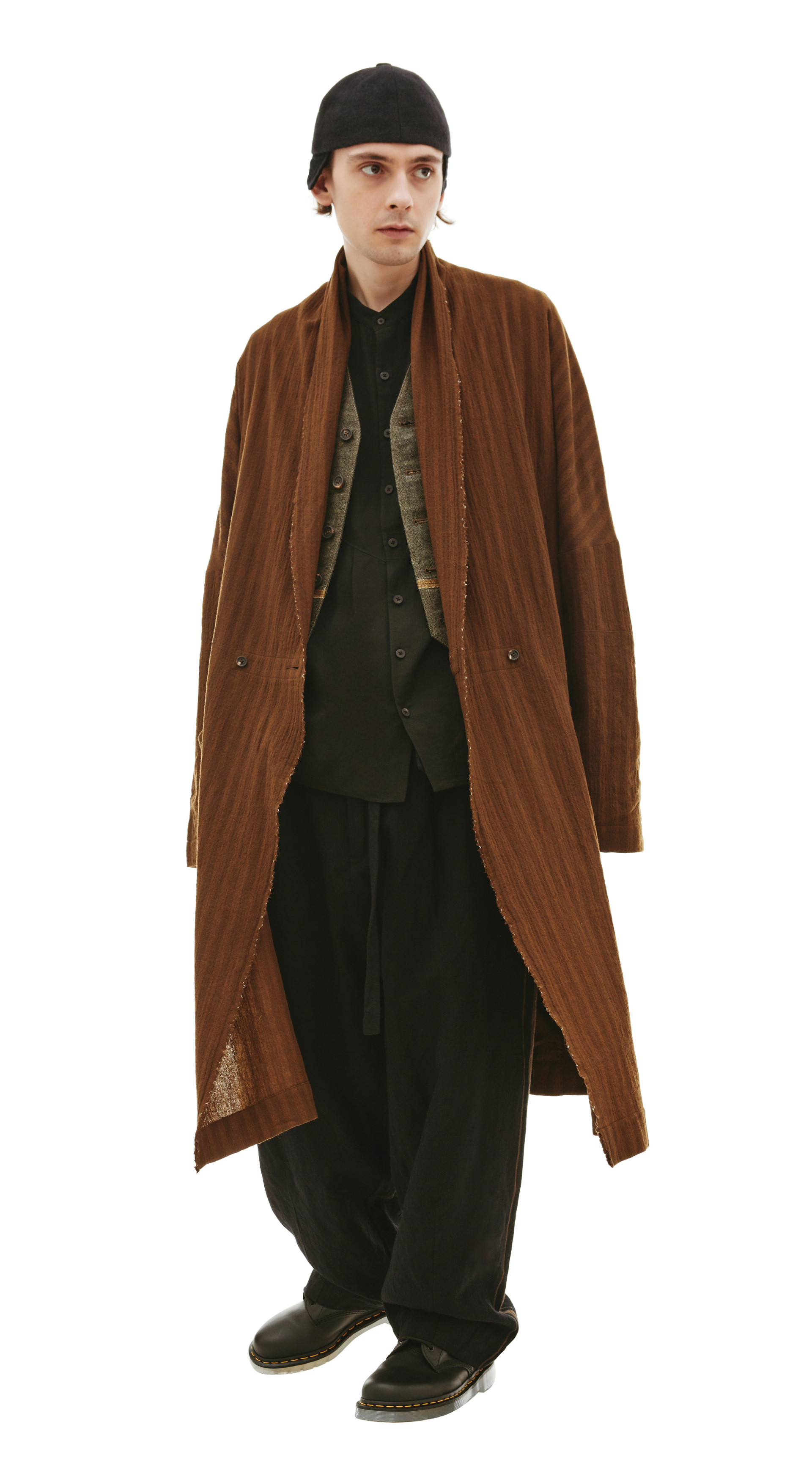 Ziggy Chen Шерстяное пальто на пуговицах