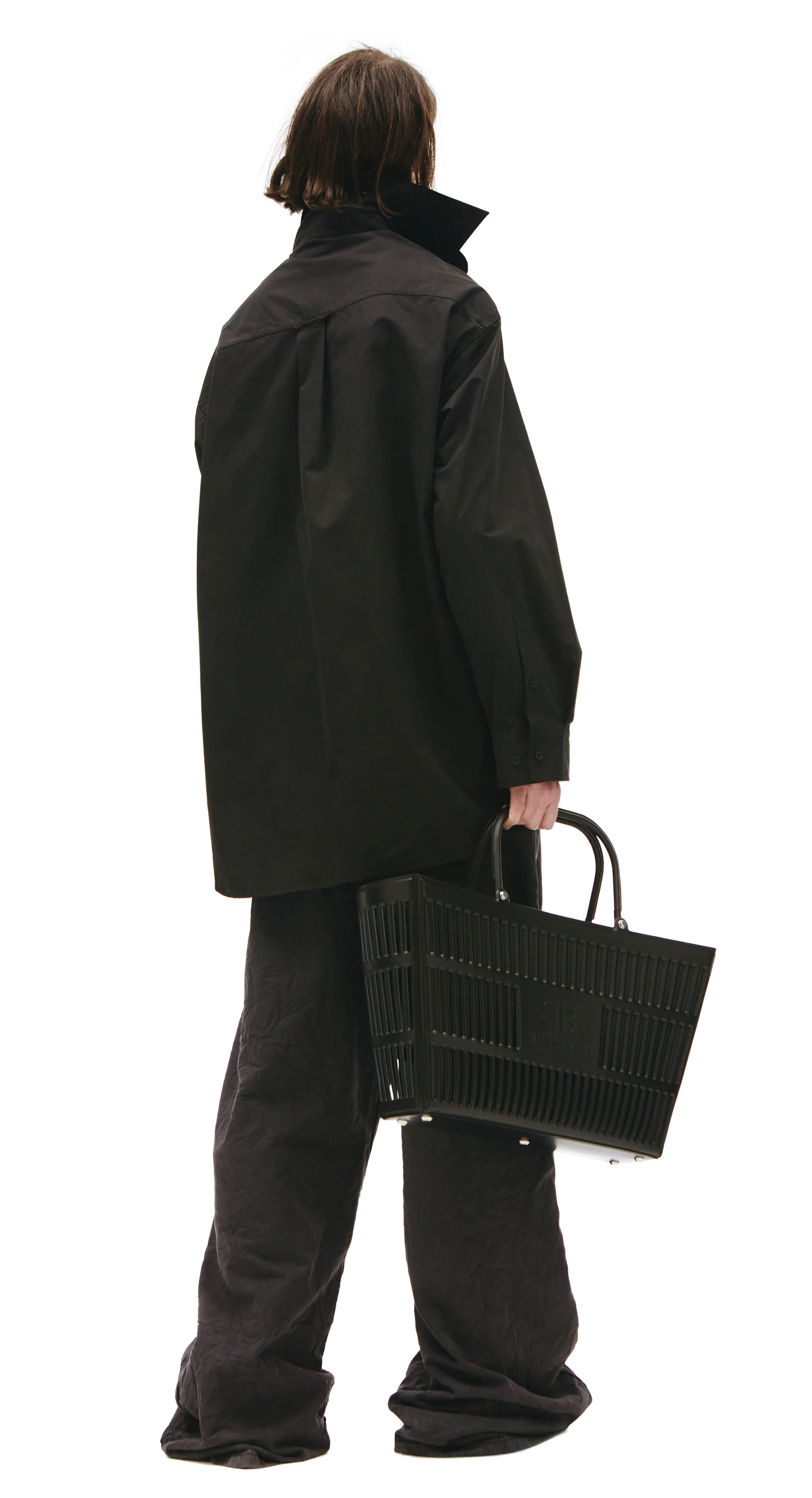 Balenciaga Черная сумка Mag Basket Large