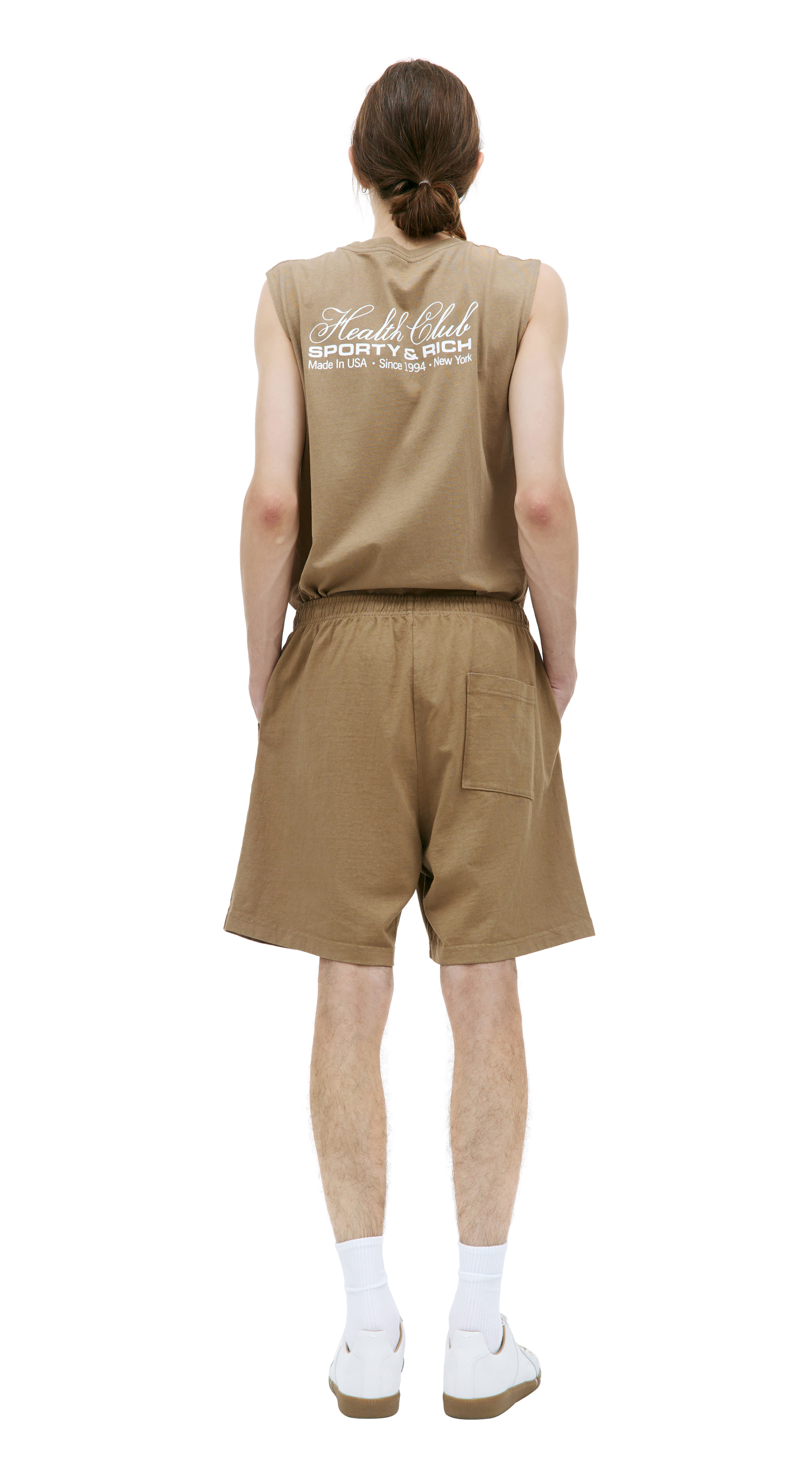 SPORTY & RICH Шорты с принтом \'Health Club\'