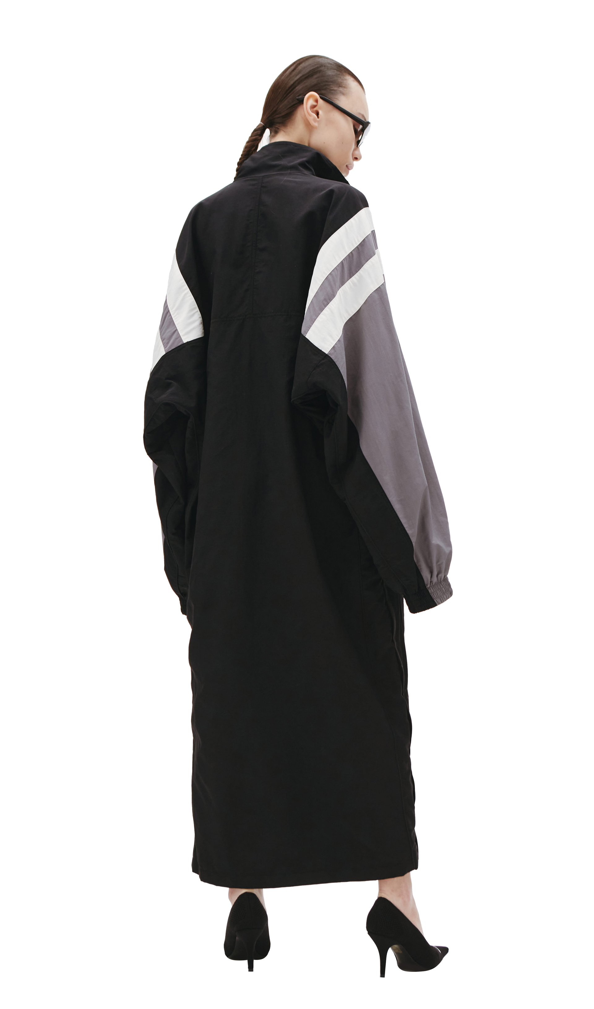 Balenciaga Платье с воротником на молнии