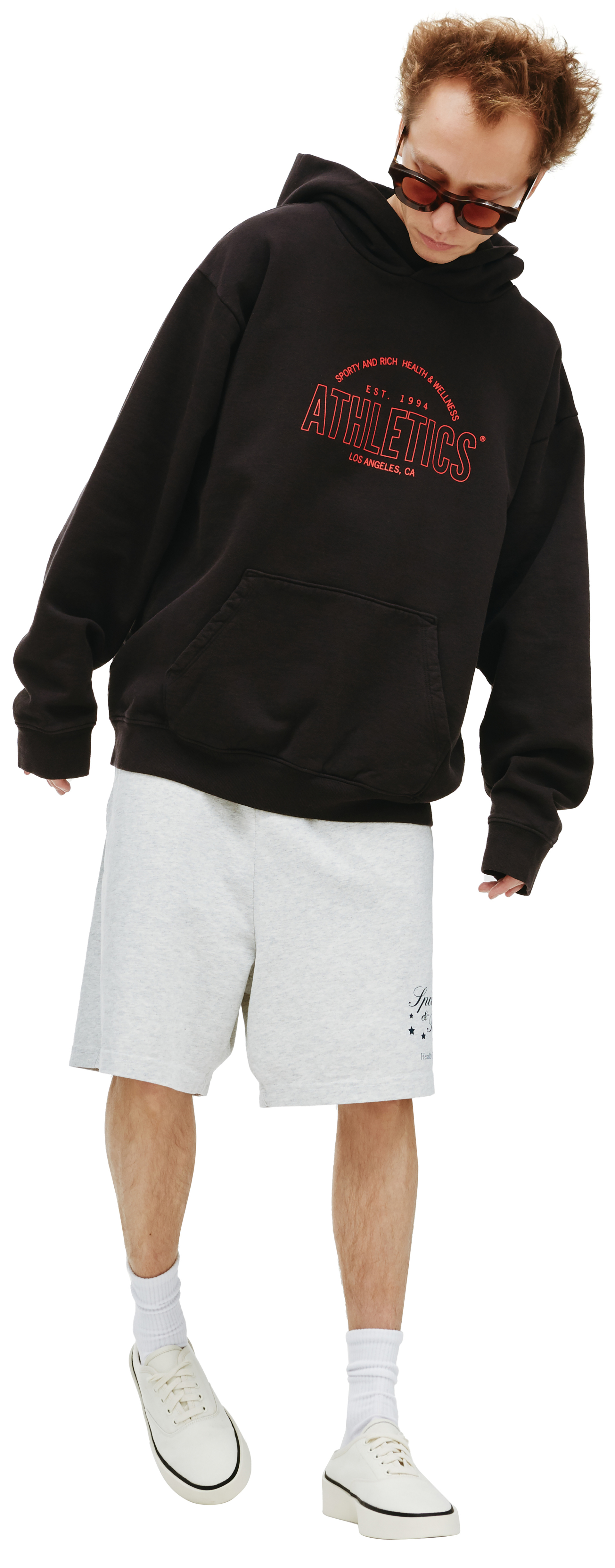 SPORTY & RICH Худи с принтом Athletics