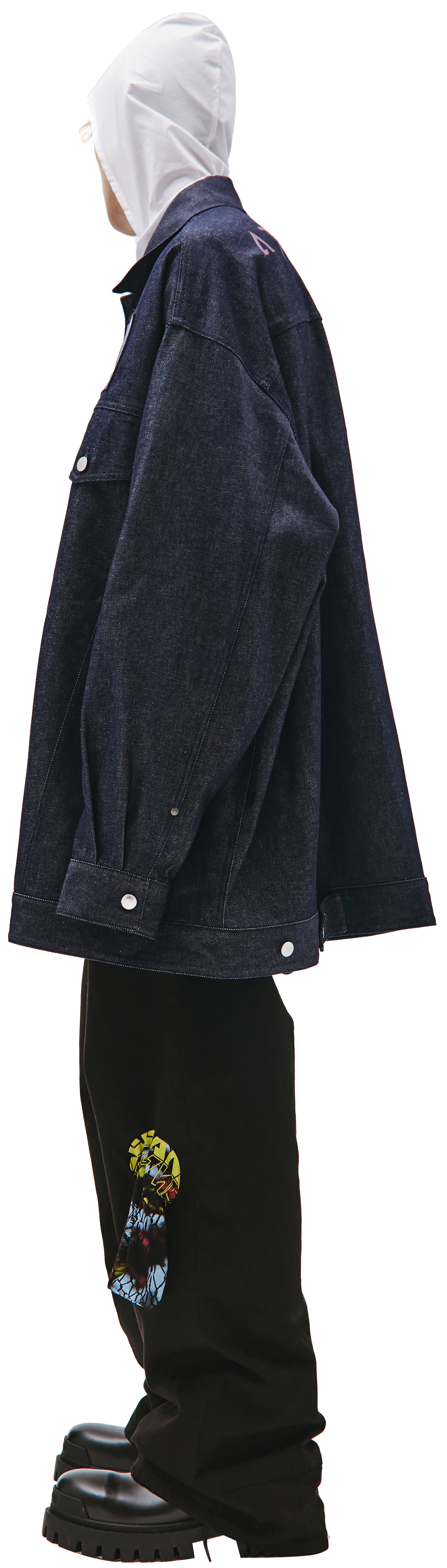 Raf Simons Джинсовая куртка оверсайз с логотипом