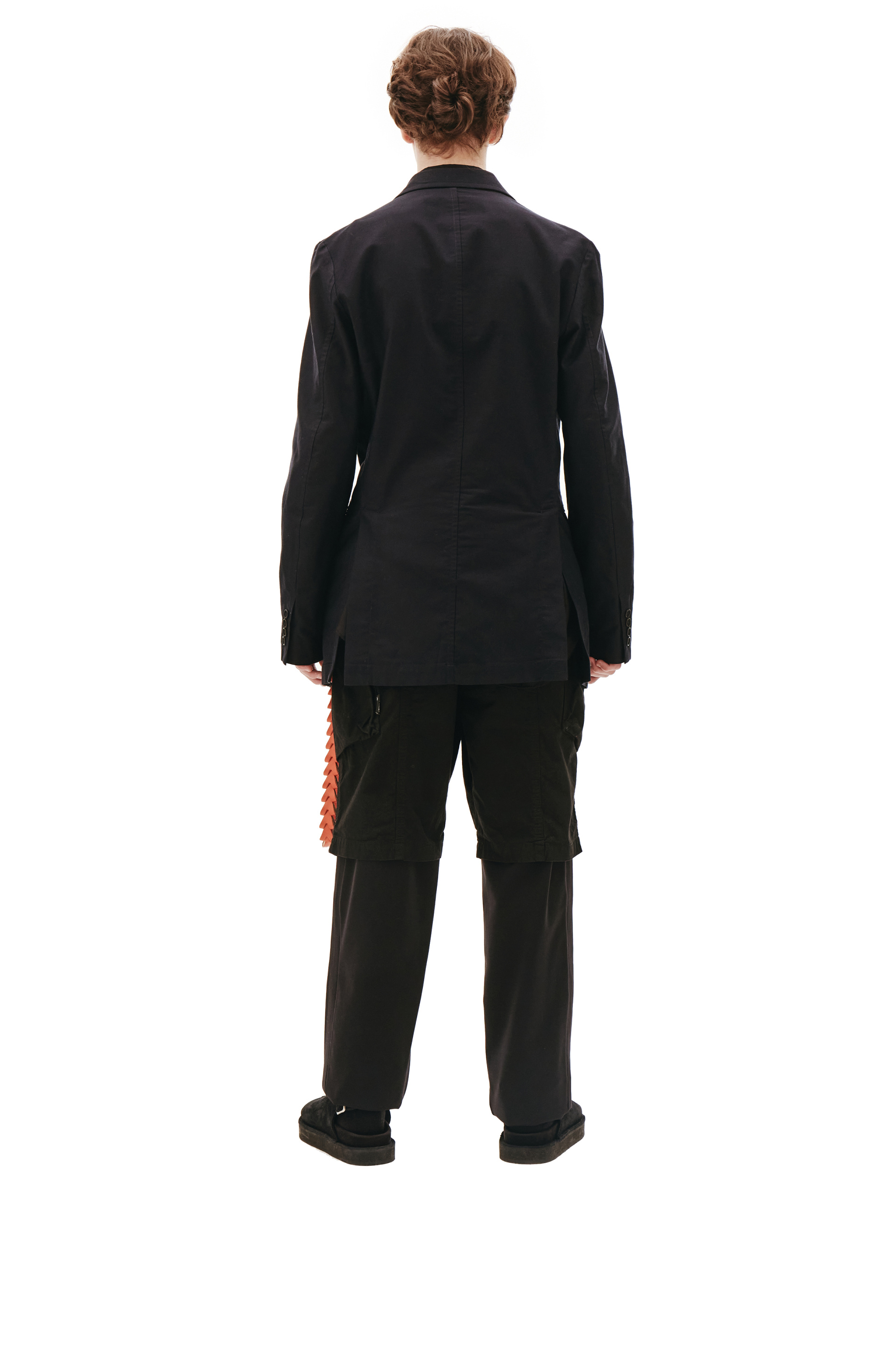 Yohji Yamamoto Синий однобортный пиджак