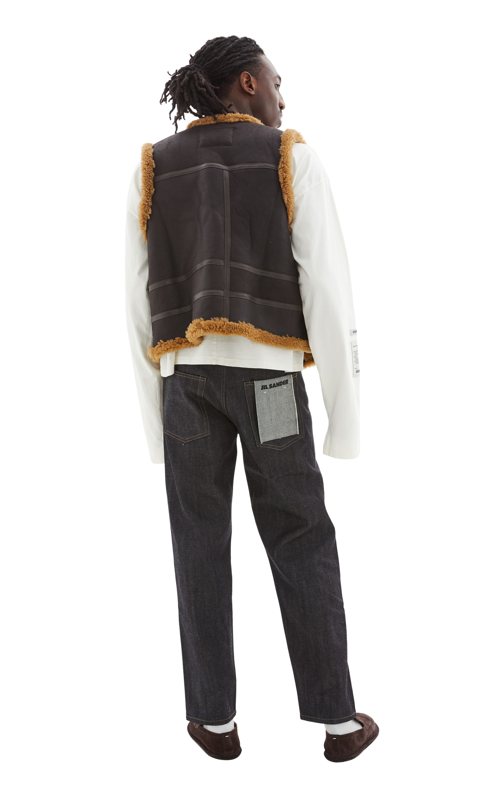 Martine Rose Жилет из кожи