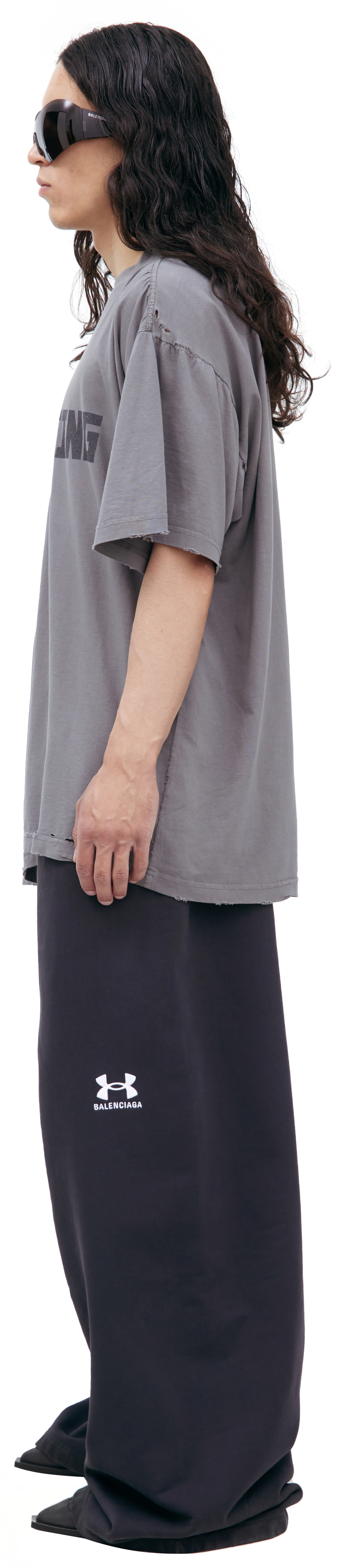 Balenciaga Футболка с принтом \'human being\'