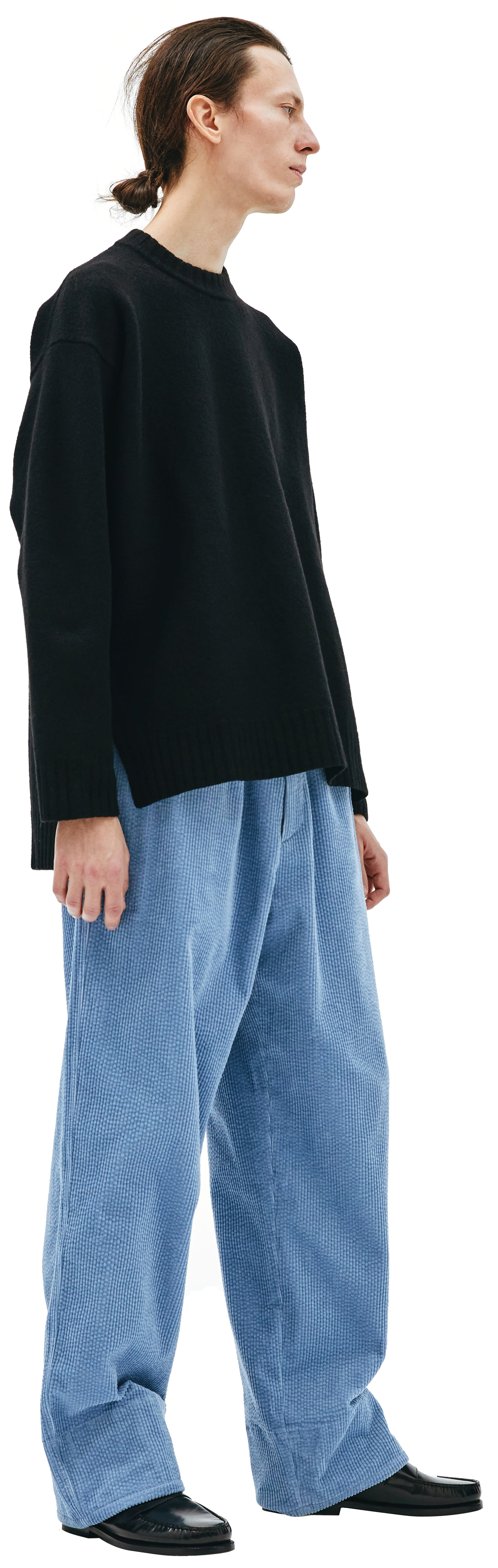 Jil Sander Черный свитер из шерсти