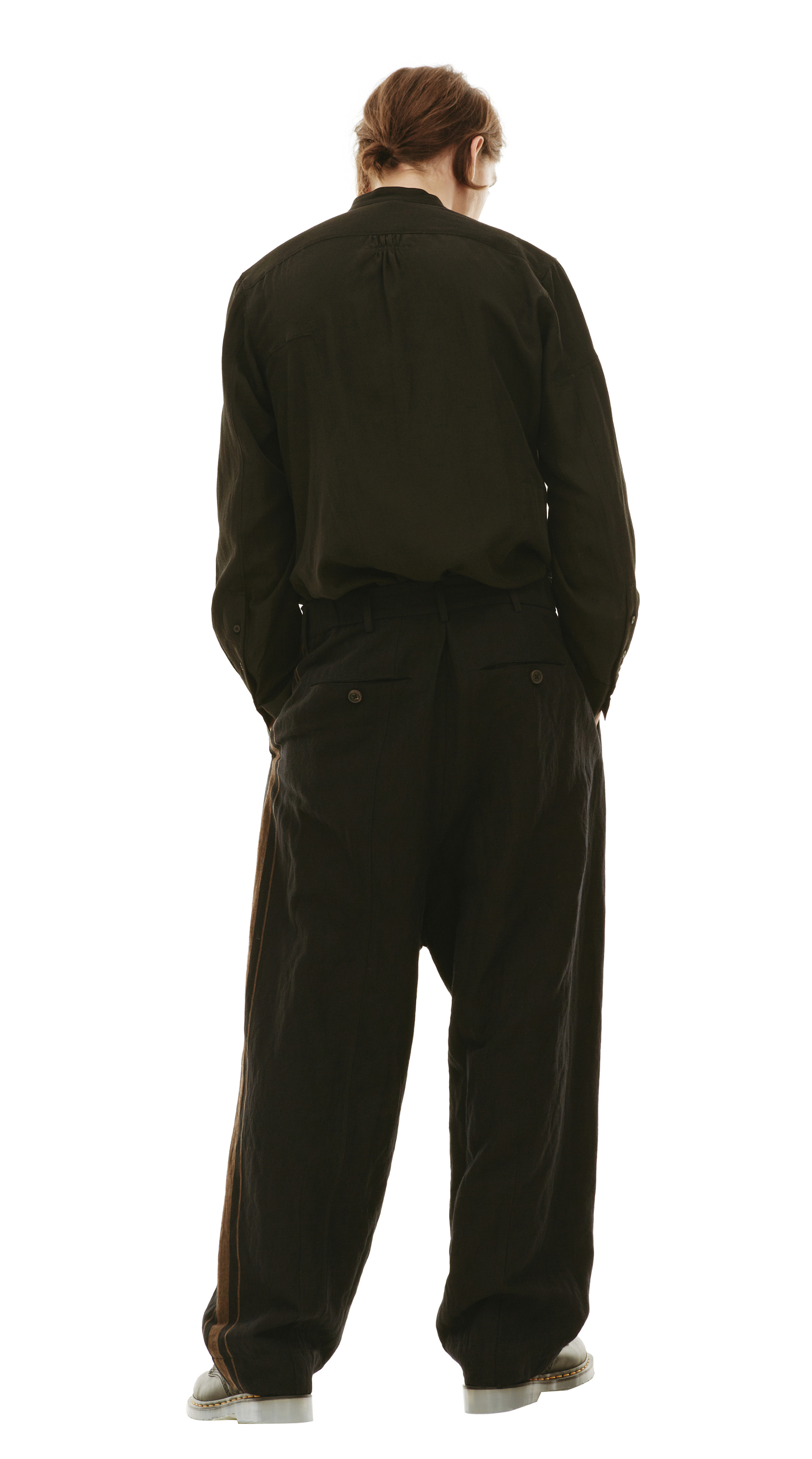 Ziggy Chen Широкие брюки с завязками