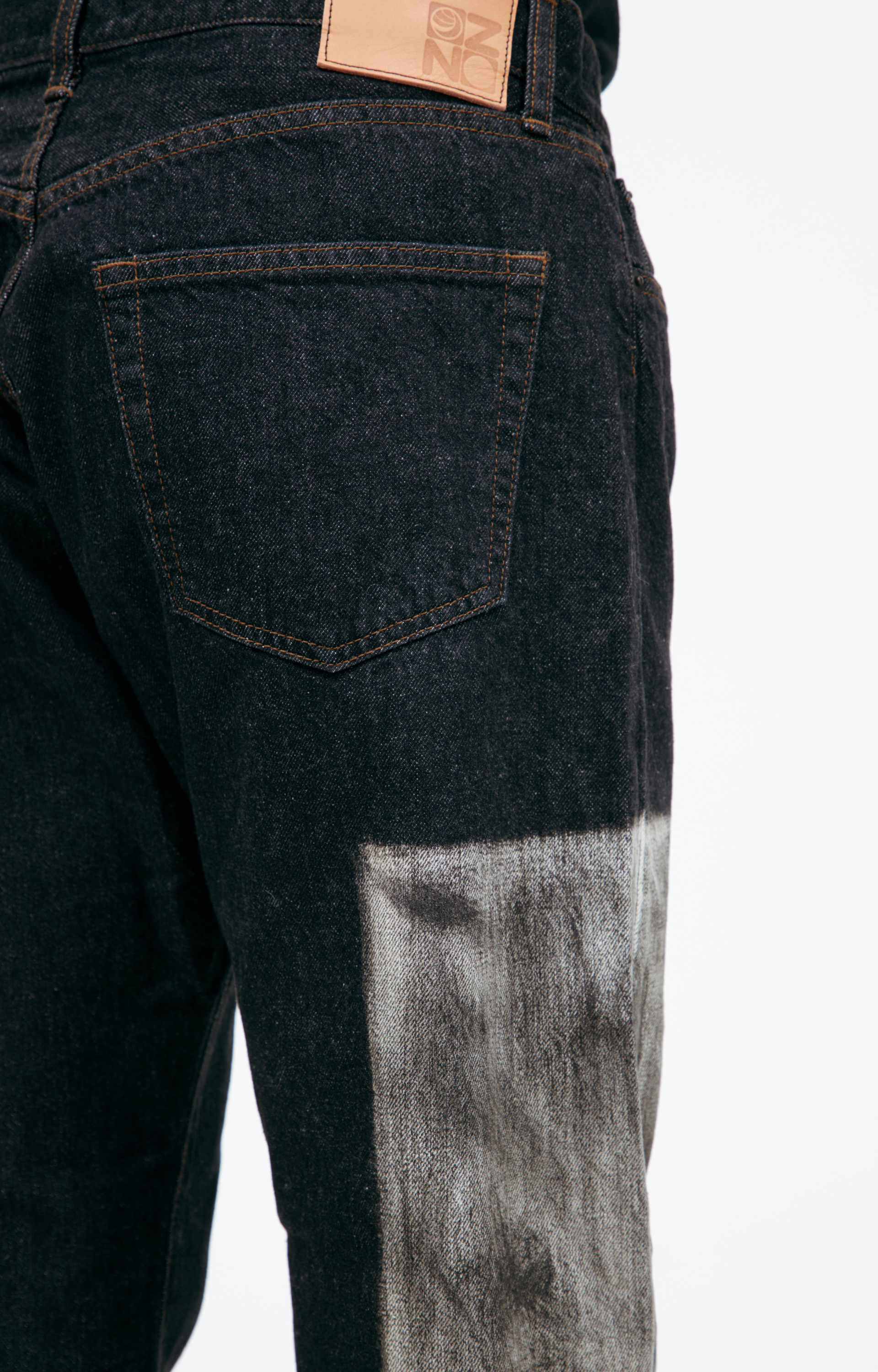 Yohji Yamamoto Джинсы с принтом