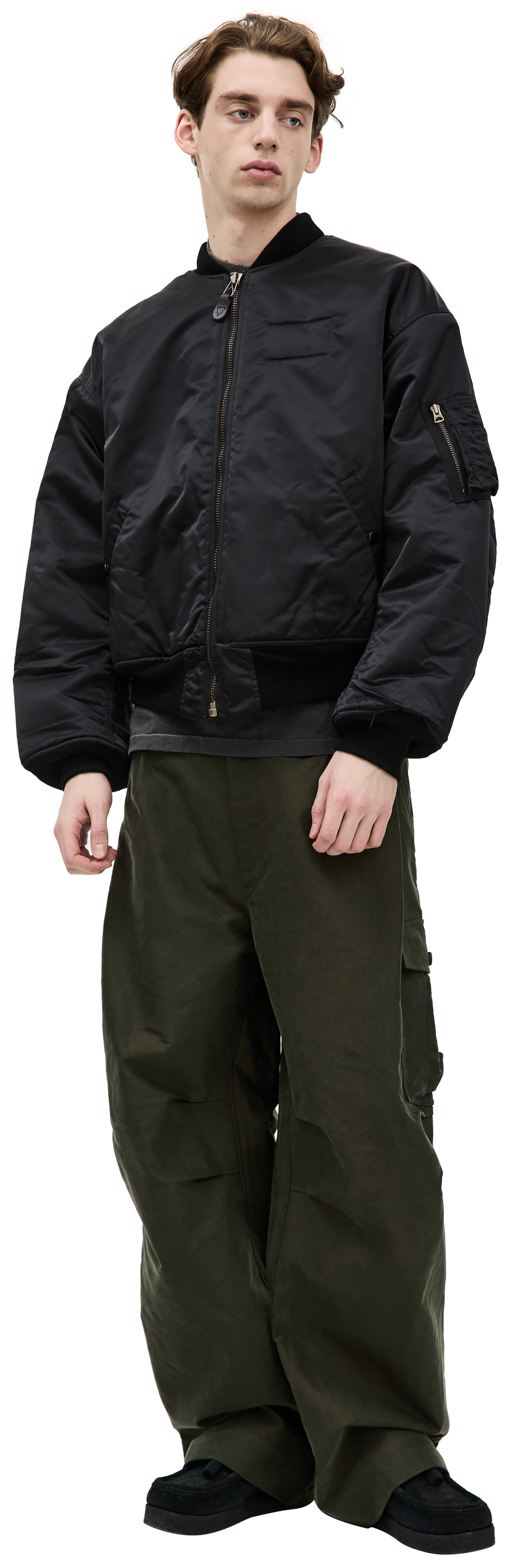 Saint Mxxxxxx Двусторонний бомбер на молнии