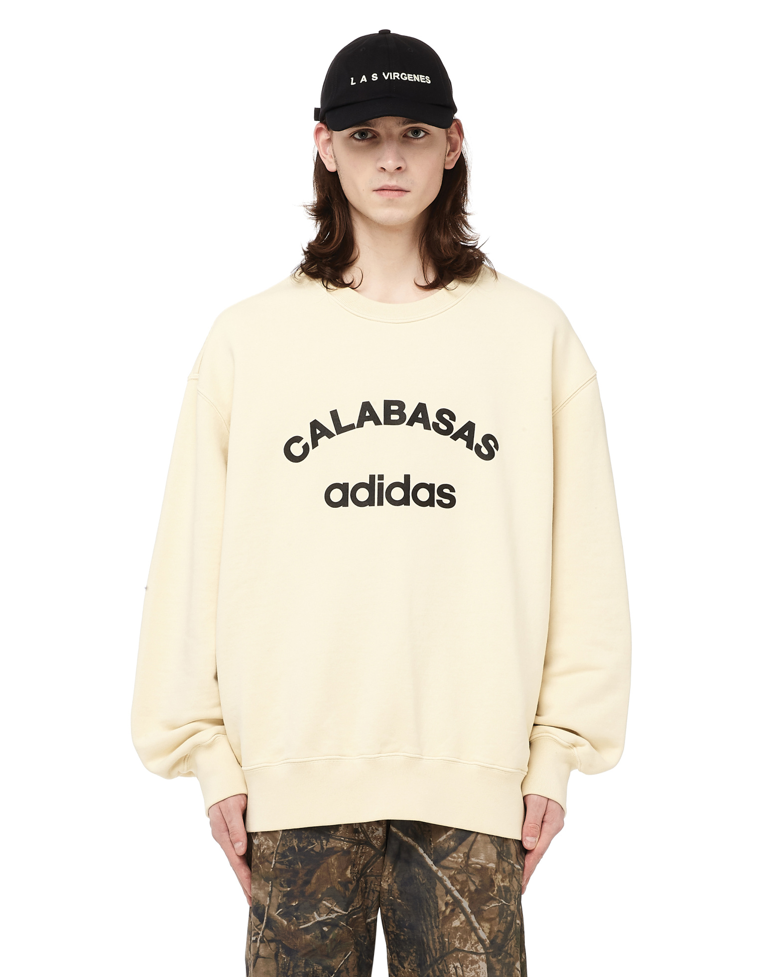 Yeezy Свитшот из хлопка Adidas Calabasas
