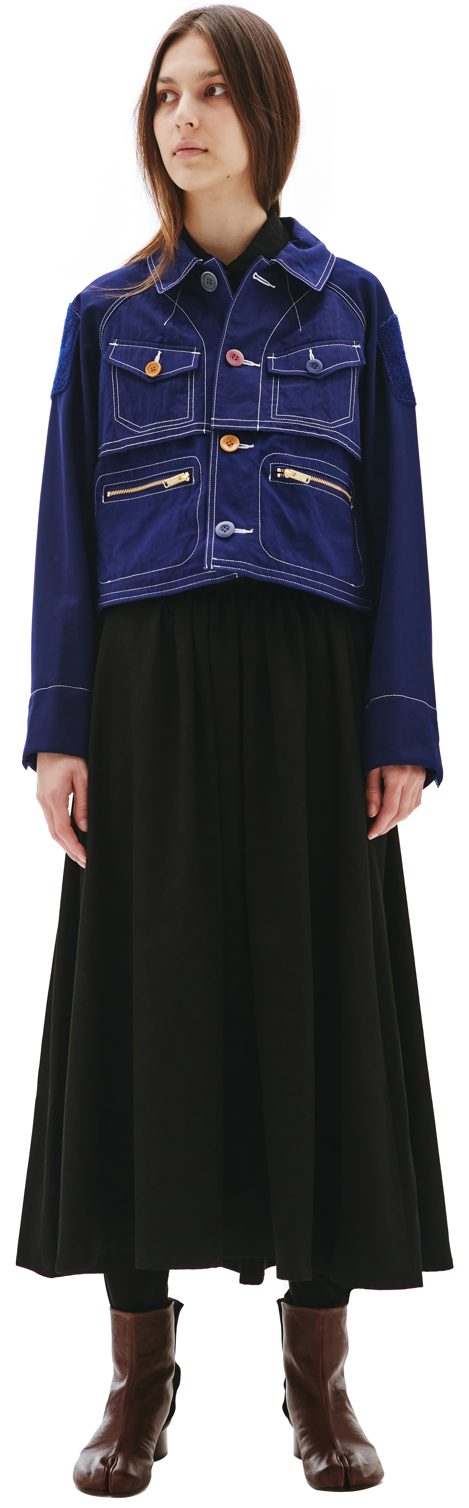 Undercover Укороченная джинсовая куртка