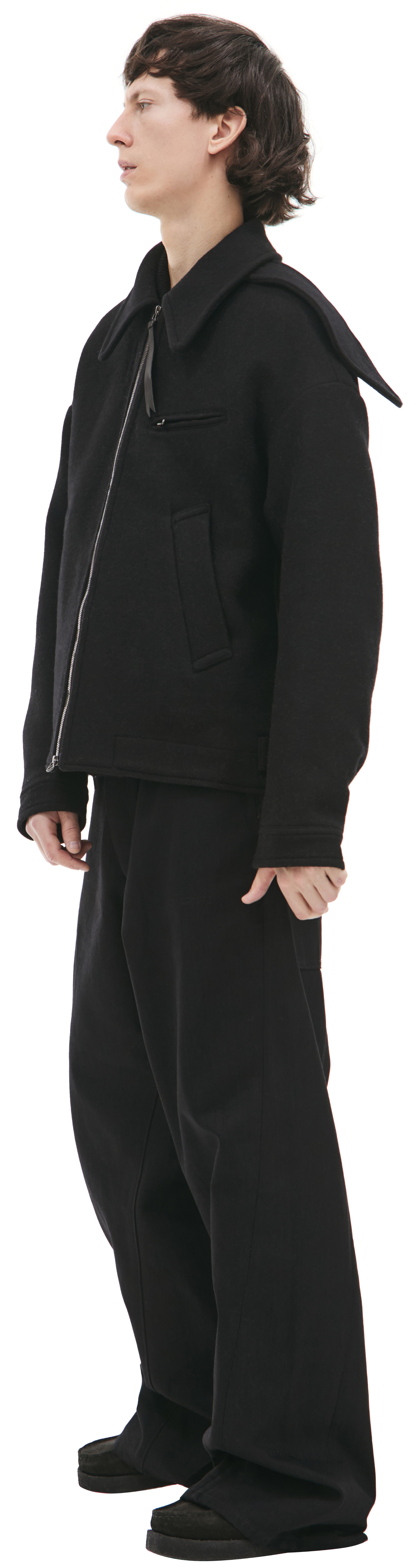 The Viridi-Anne Шерстяная куртка Melton