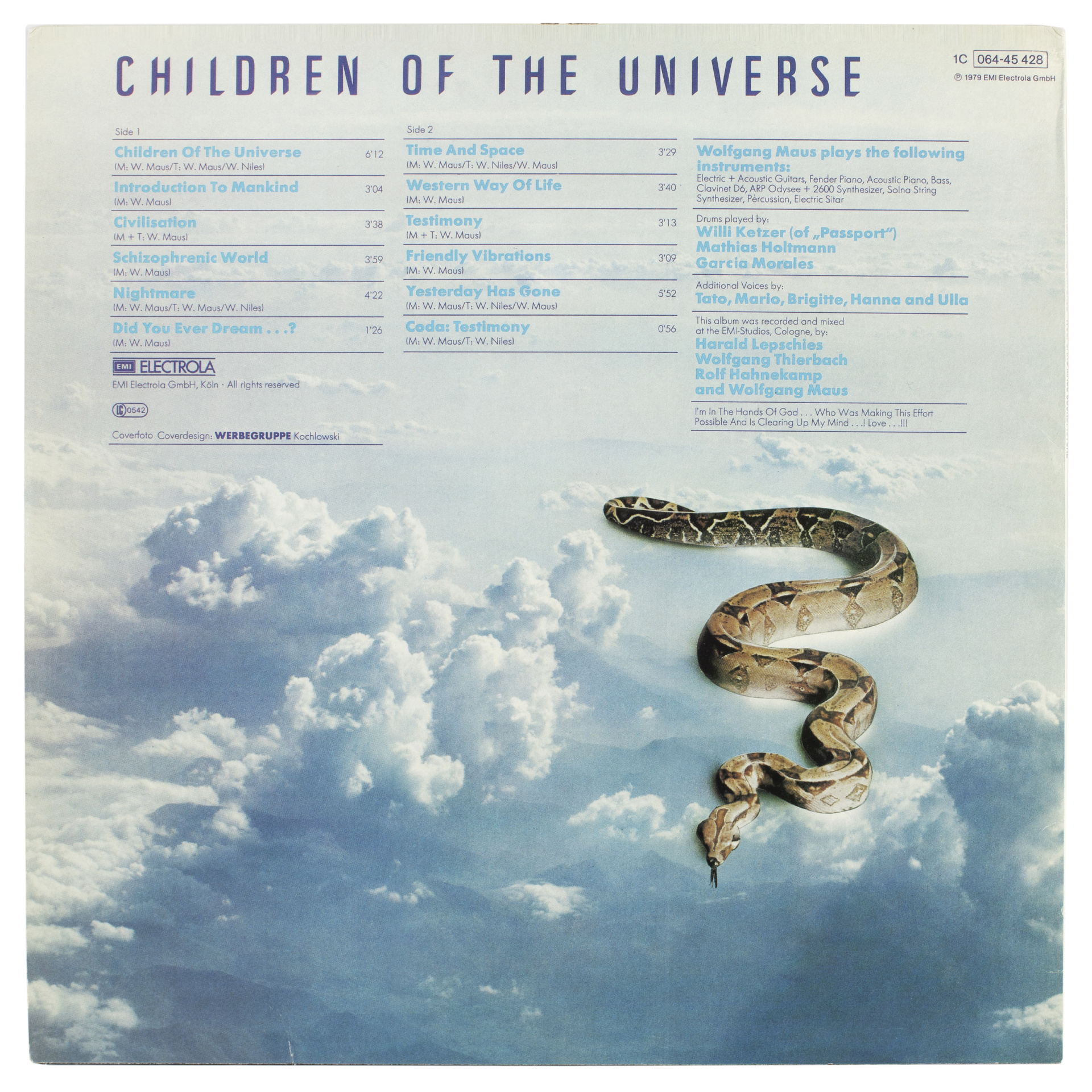  Винил Wolfgang Maus Soundpicture - Children Of The Universe
