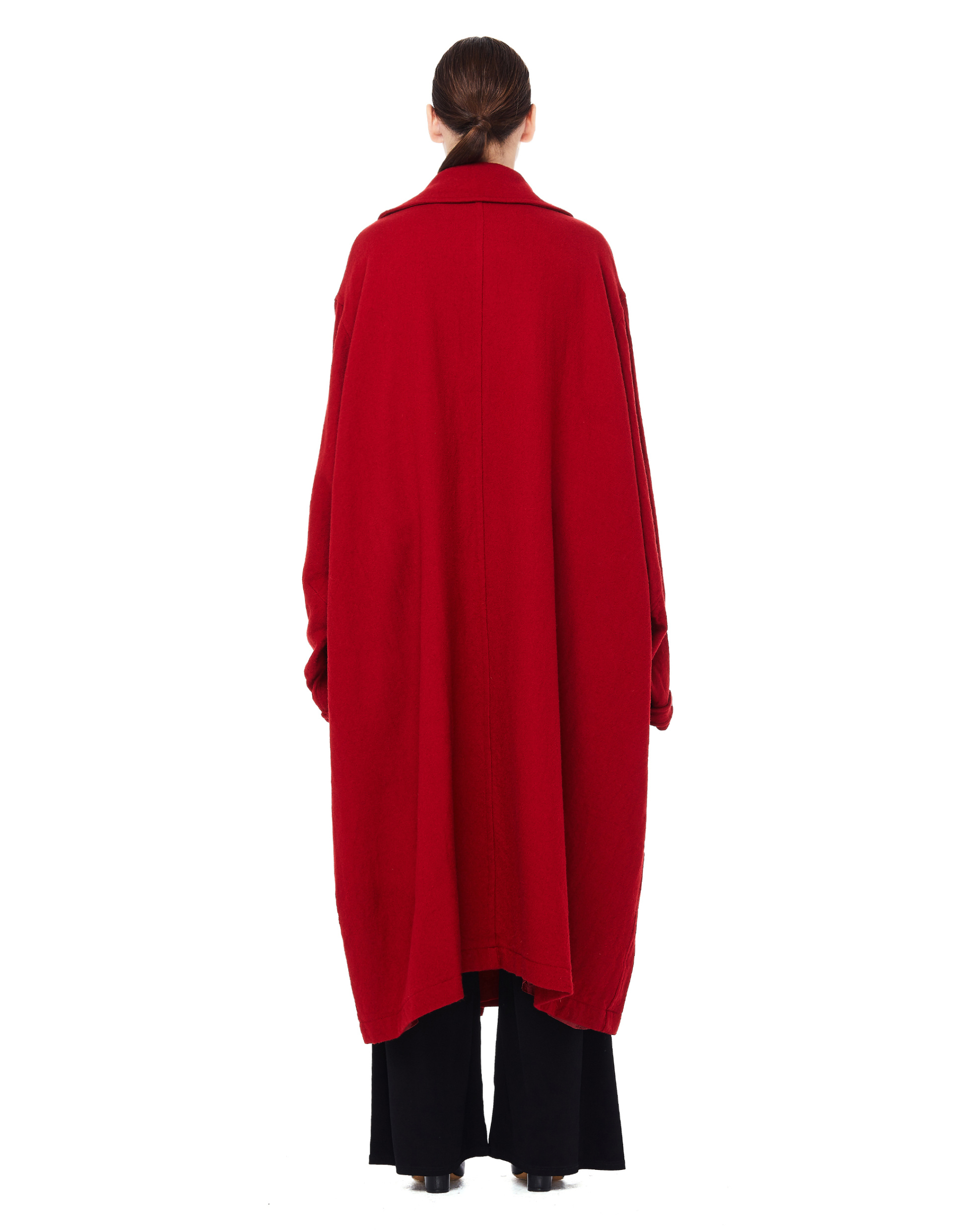 Y\'s Шерстяное пальто оверсайз