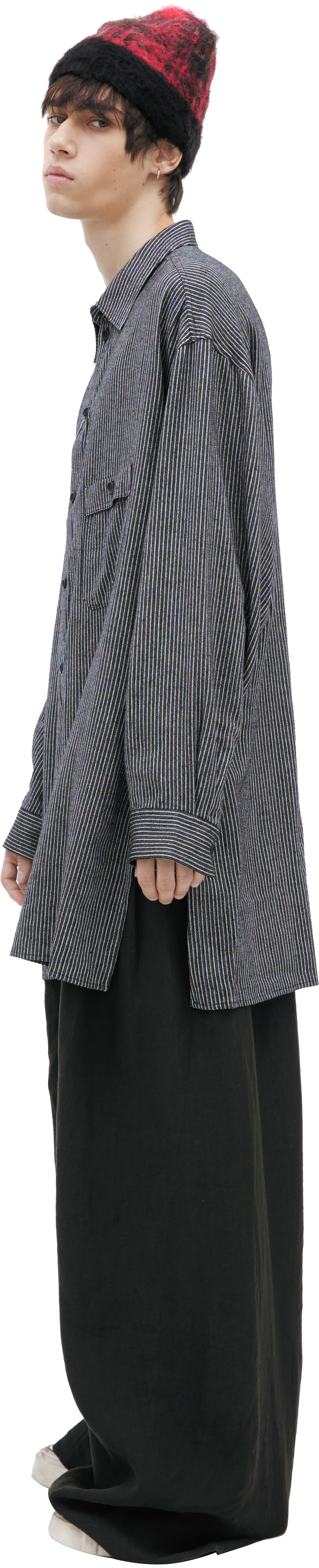 Yohji Yamamoto Удлиненная рубашка