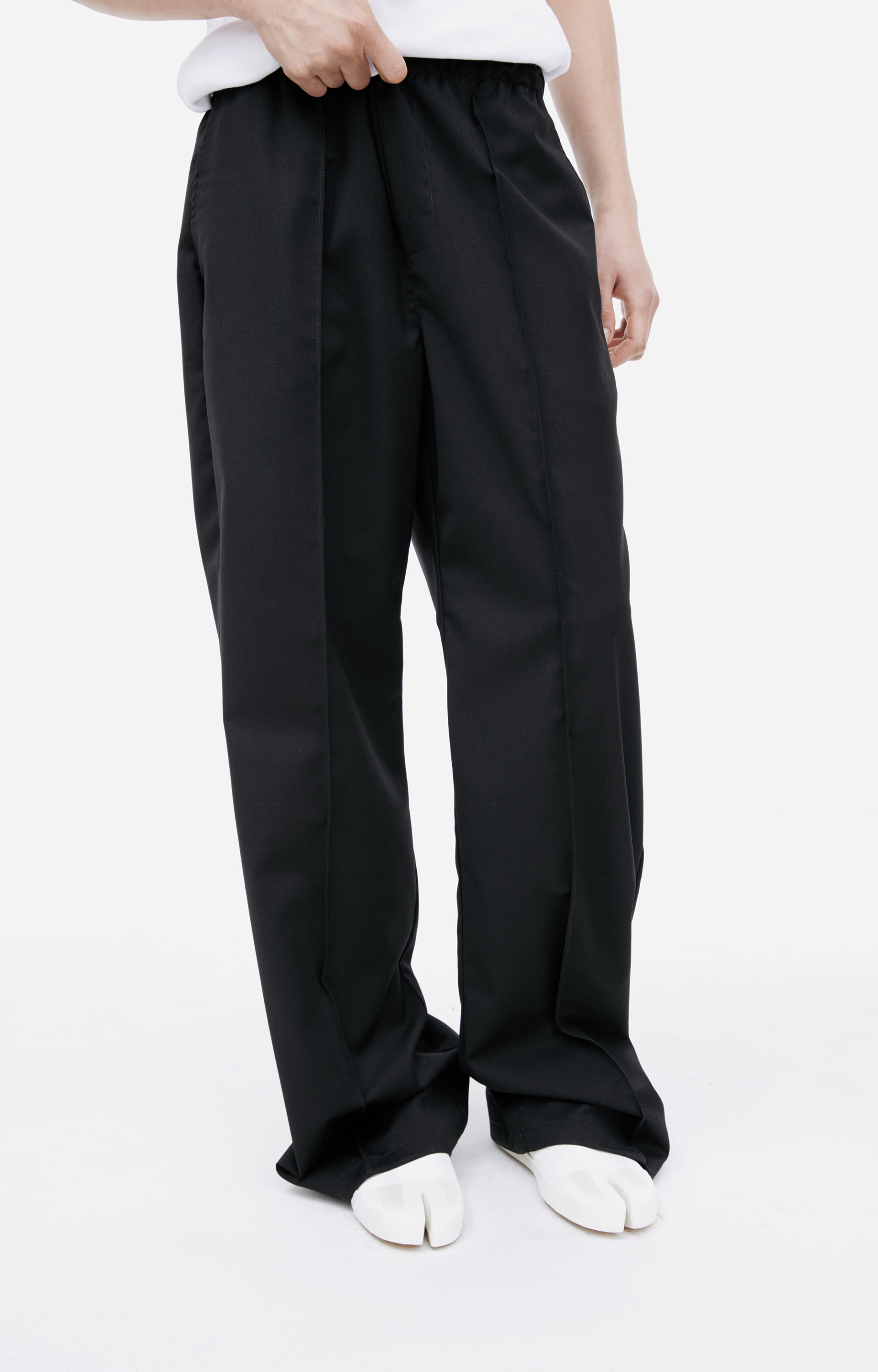 PROTOTYPES Брюки со стрелками на эластичном поясе