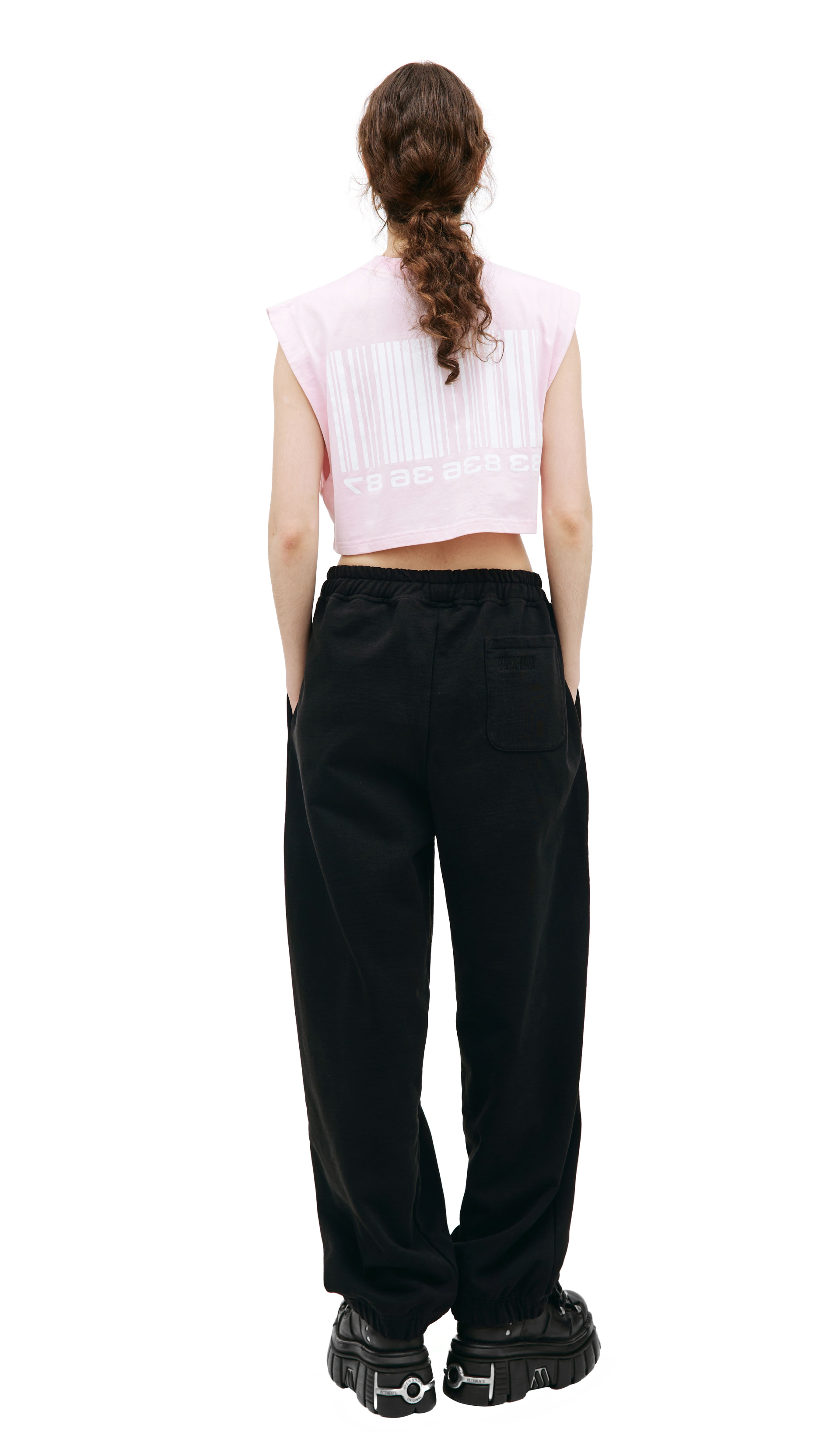 VETEMENTS Спортивные брюки с флагом