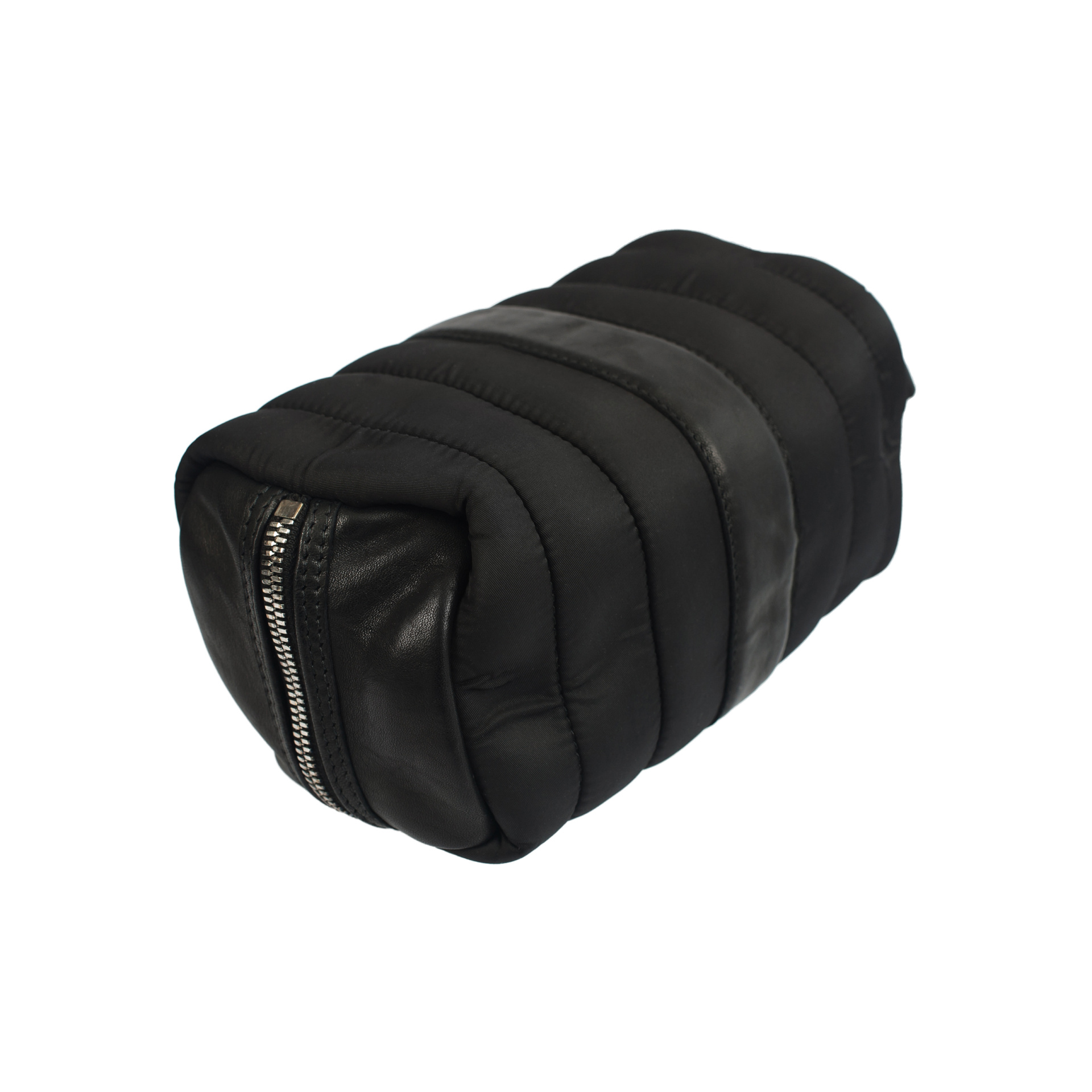 Guidi Cумка-косметичка с кожаными вставками