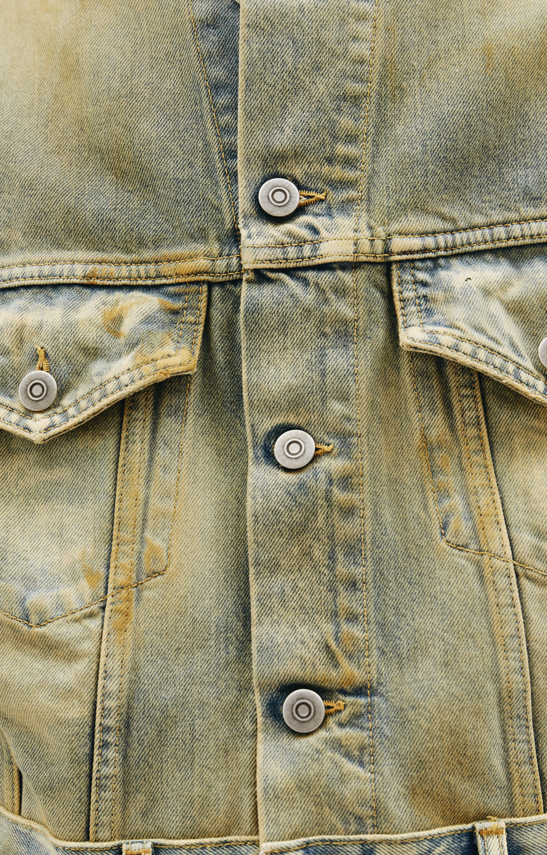 Maison Margiela Джинсовый жилет с винтажным эффектом